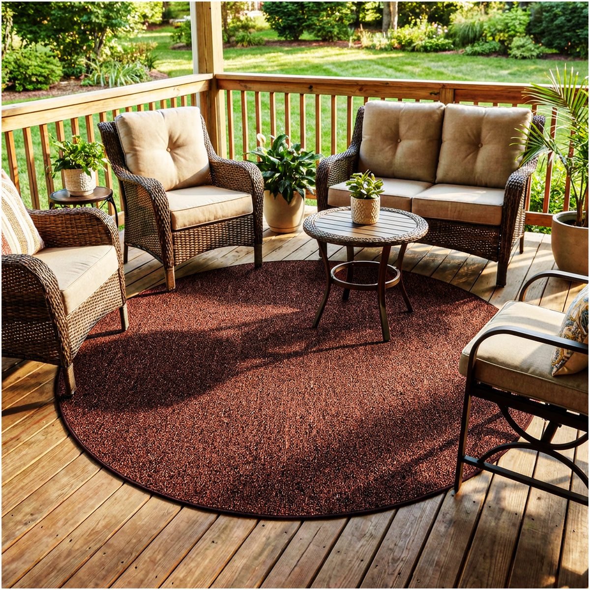 Outside Agenda Indoor Outdoor Rug | Durable Level Loop Rug in Custom Sizes