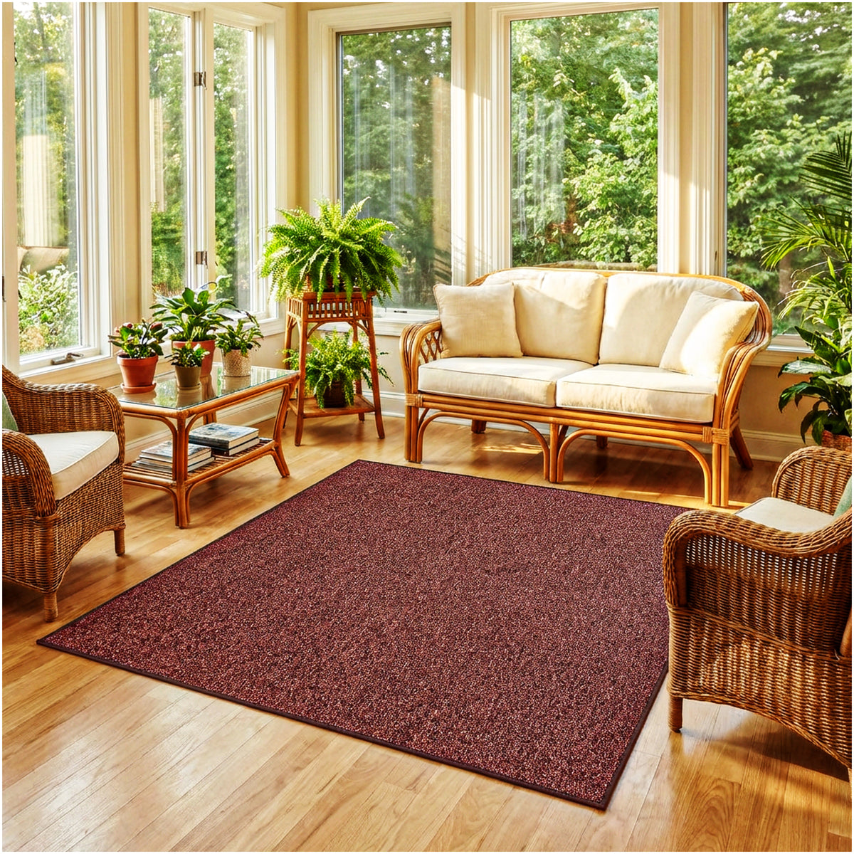 Outside Agenda Indoor Outdoor Rug | Durable Level Loop Rug in Custom Sizes