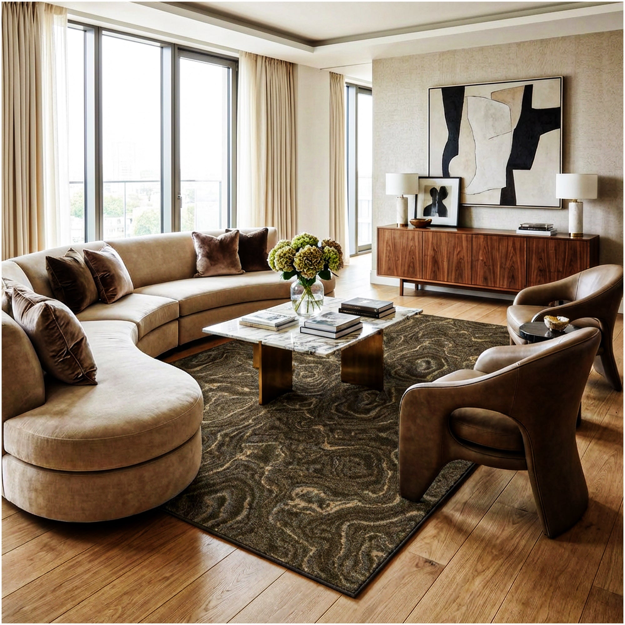 Milliken Nature’s Gem Indoor Area Rug – Custom Size & Color