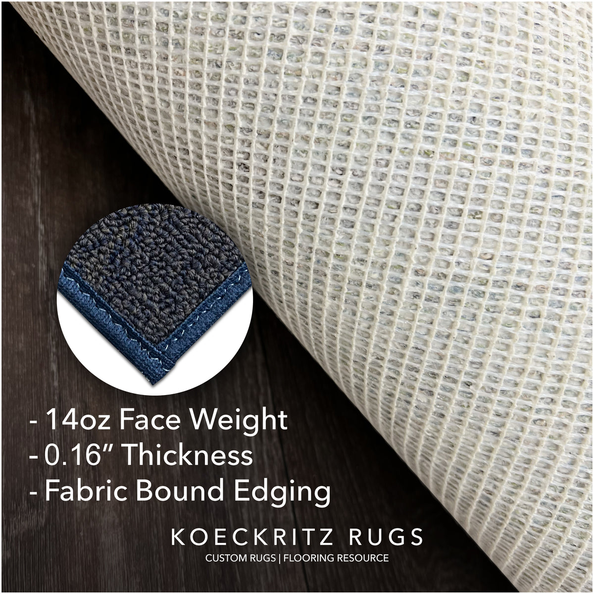 Outside Agenda Indoor Outdoor Rug | Durable Level Loop Rug in Custom Sizes