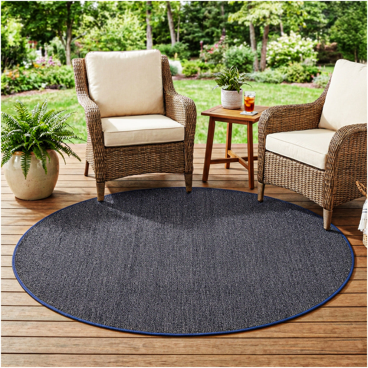 Outside Agenda Indoor Outdoor Rug | Durable Level Loop Rug in Custom Sizes