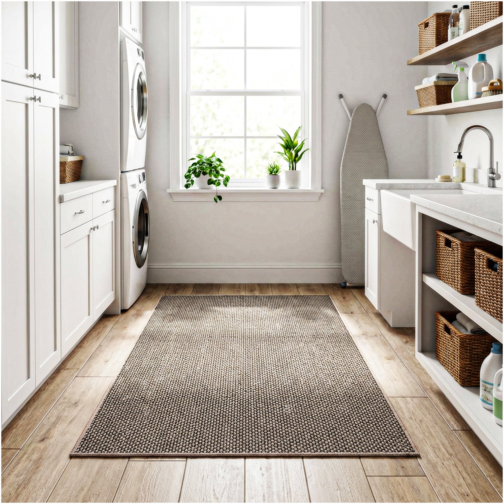 Berber Indoor-Outdoor Area Rug & Runner – Neutral Tones, Custom Sizes