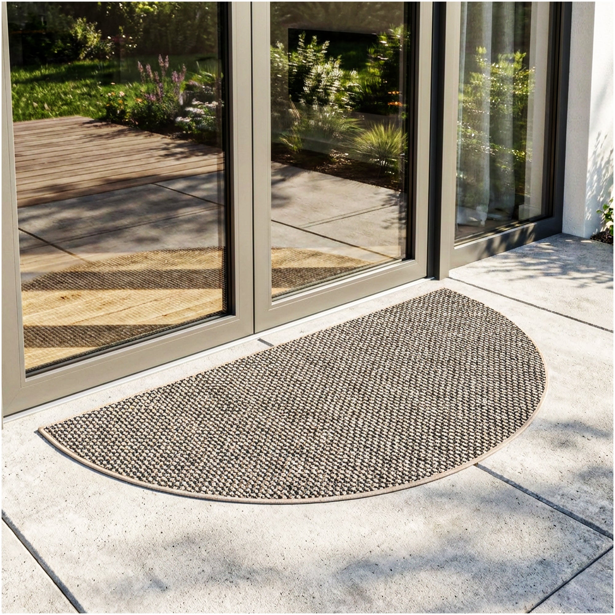 Berber Indoor-Outdoor Area Rug & Runner – Neutral Tones, Custom Sizes