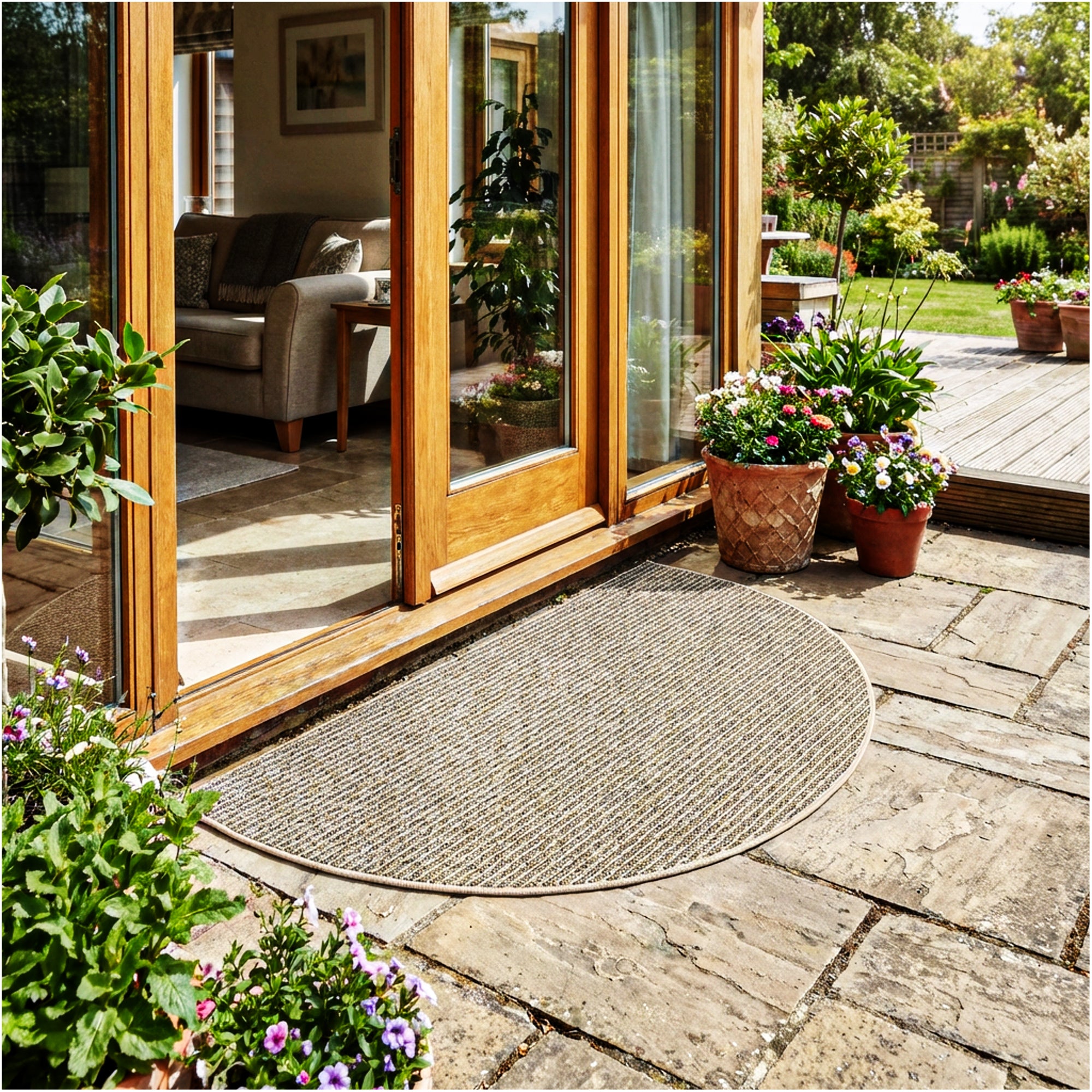 Pattern Play Level Loop Area Rug – Indoor/Outdoor | 5 Colors Available