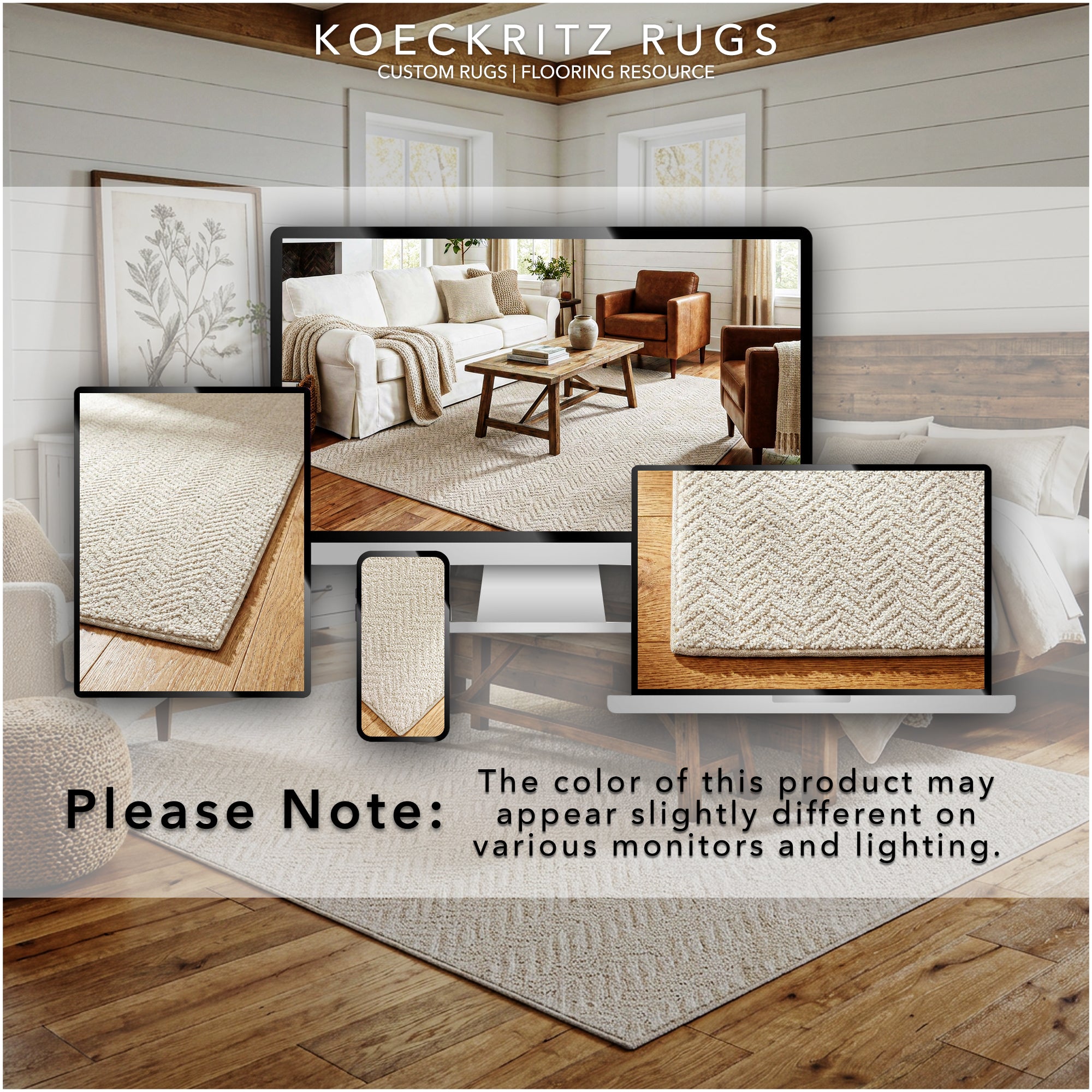 Neutral Geometric Weave Indoor Area Rug | Standard Sizes & Colors