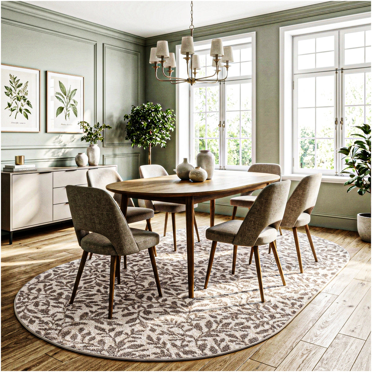 Milliken Hidden Trail Nature Pattern Indoor Area Rug – Custom Sizes