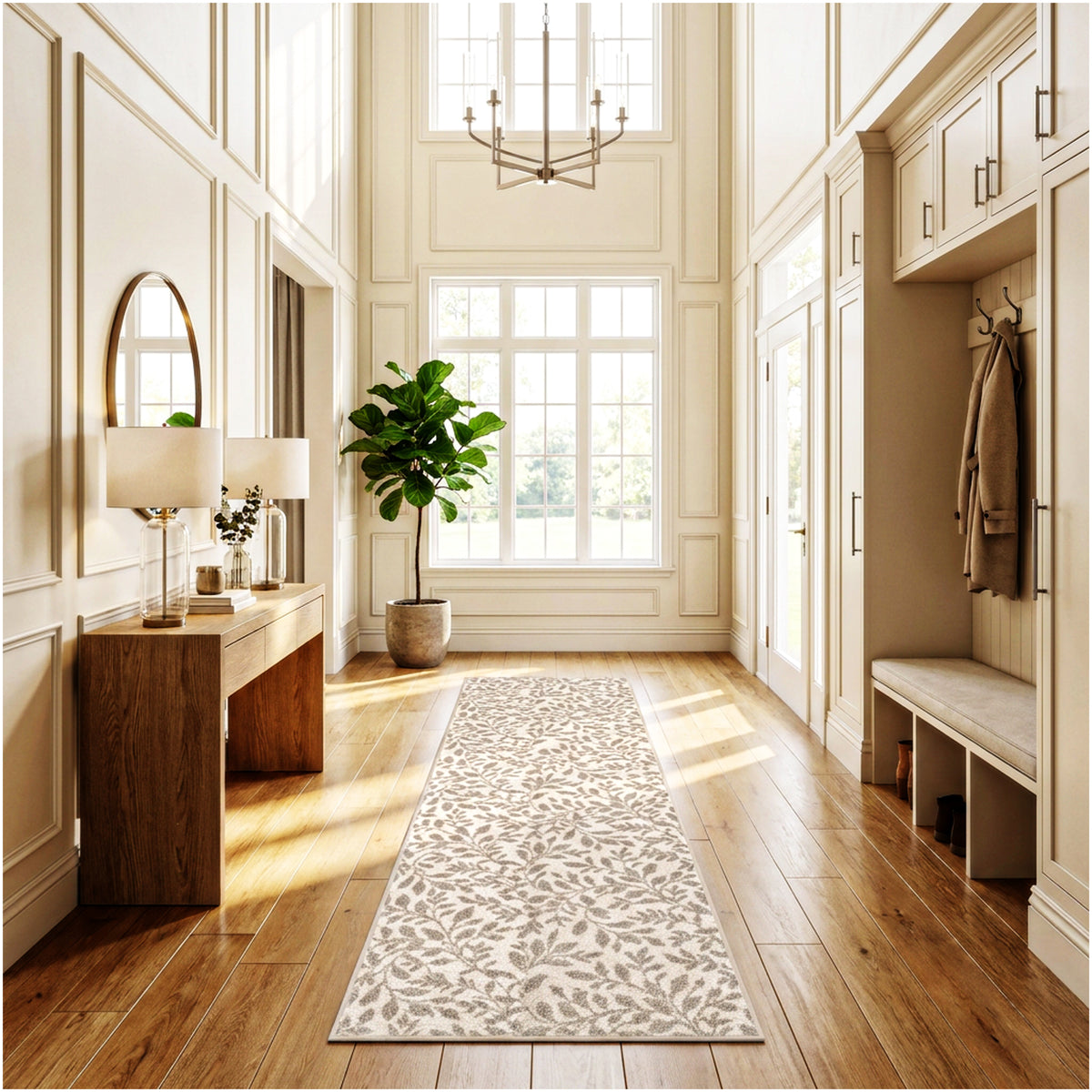Milliken Hidden Trail Nature Pattern Indoor Area Rug – Custom Sizes