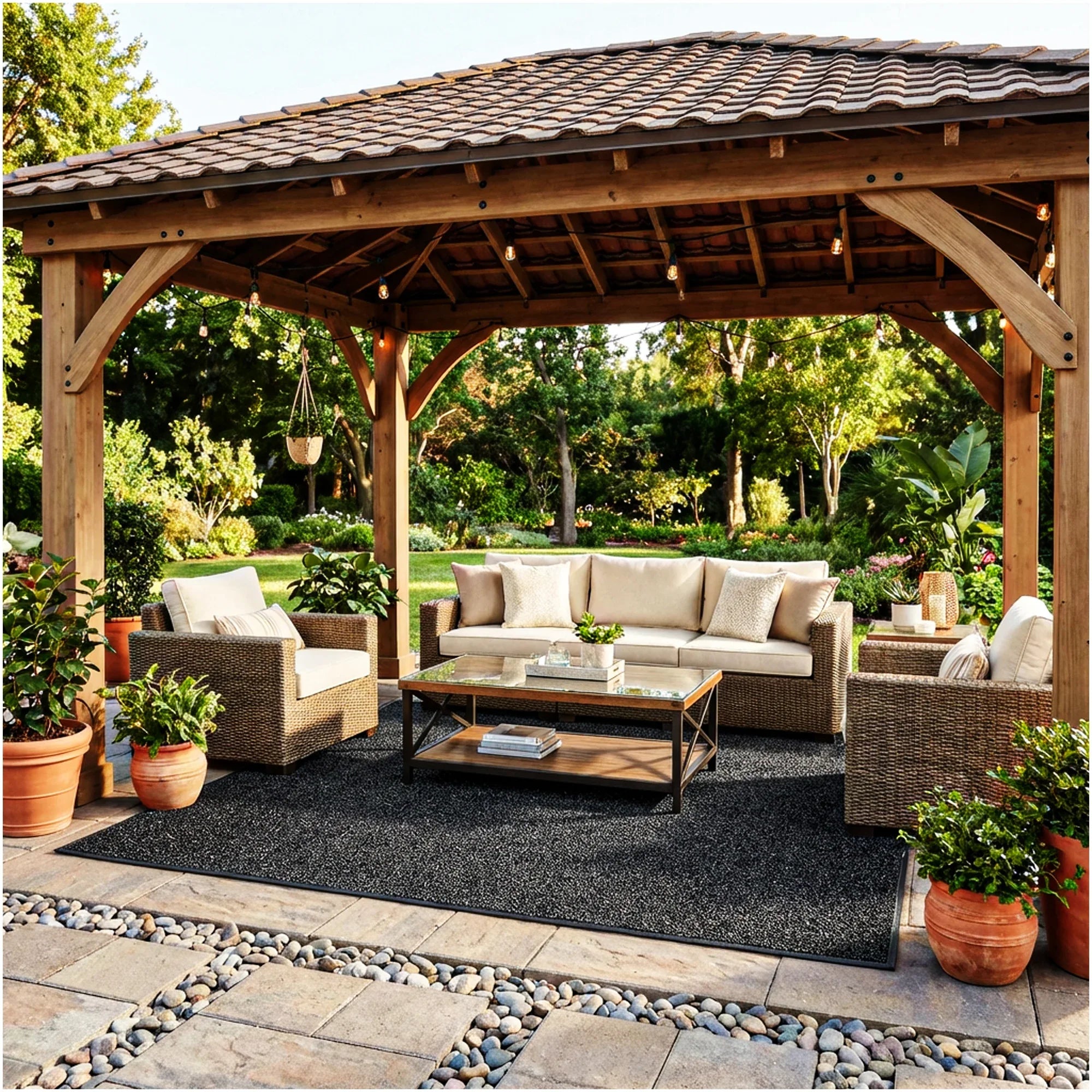 Indoor/Outdoor Artificial Grass Rugs – Lightweight, Standard Sizes, 6 Colors