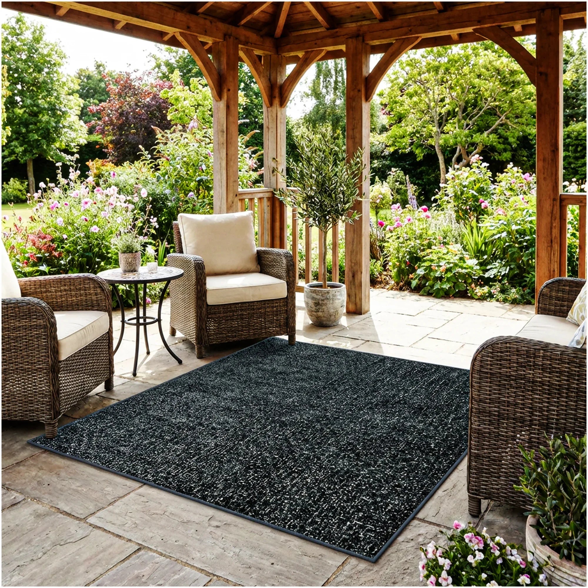 Indoor/Outdoor Artificial Grass Rugs – Lightweight, Standard Sizes, 6 Colors