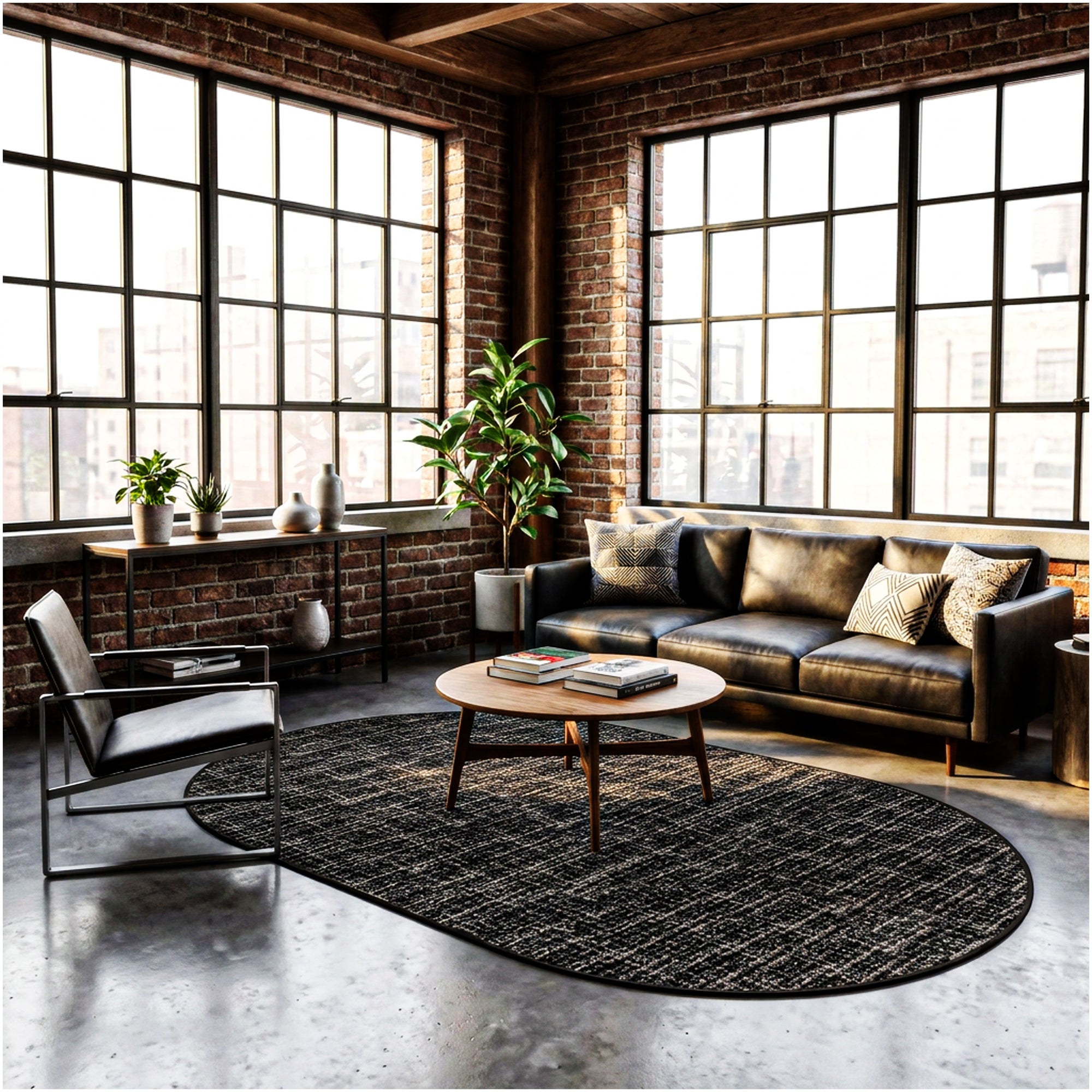 Milliken Stitches Indoor Area Rug – Standard Sizes & Color Options