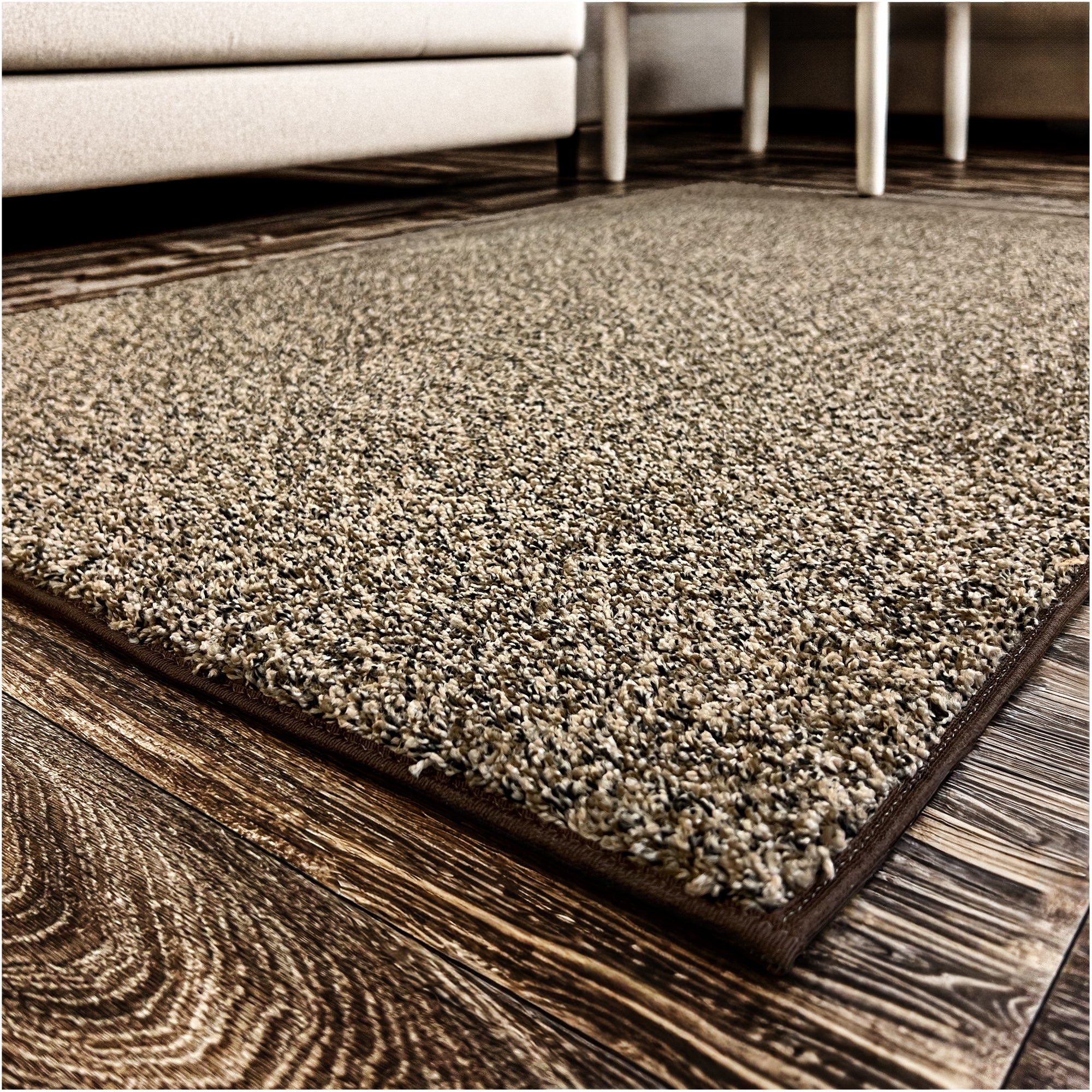 Toast of the Town Plush Frieze Area Rug