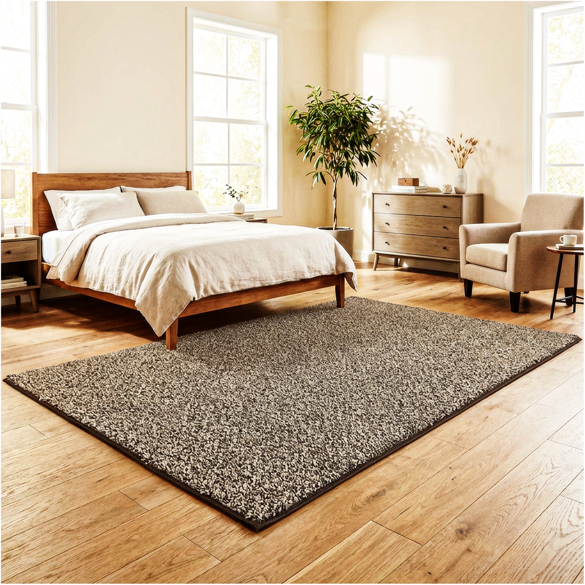 Toast of the Town Plush Frieze Area Rug