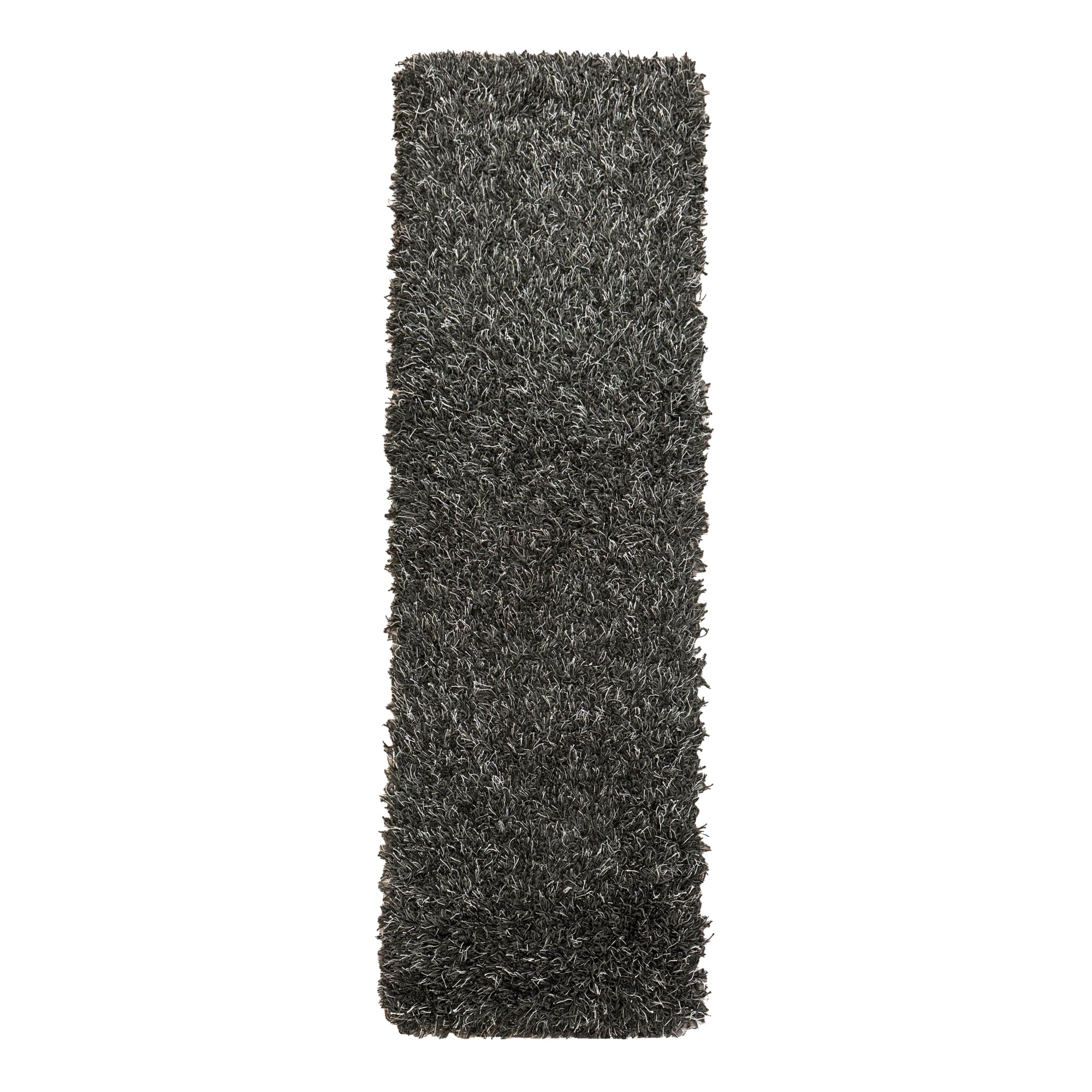 Black Marble Shag Area Rug | Ultra Soft Plush Rectangle Rug
