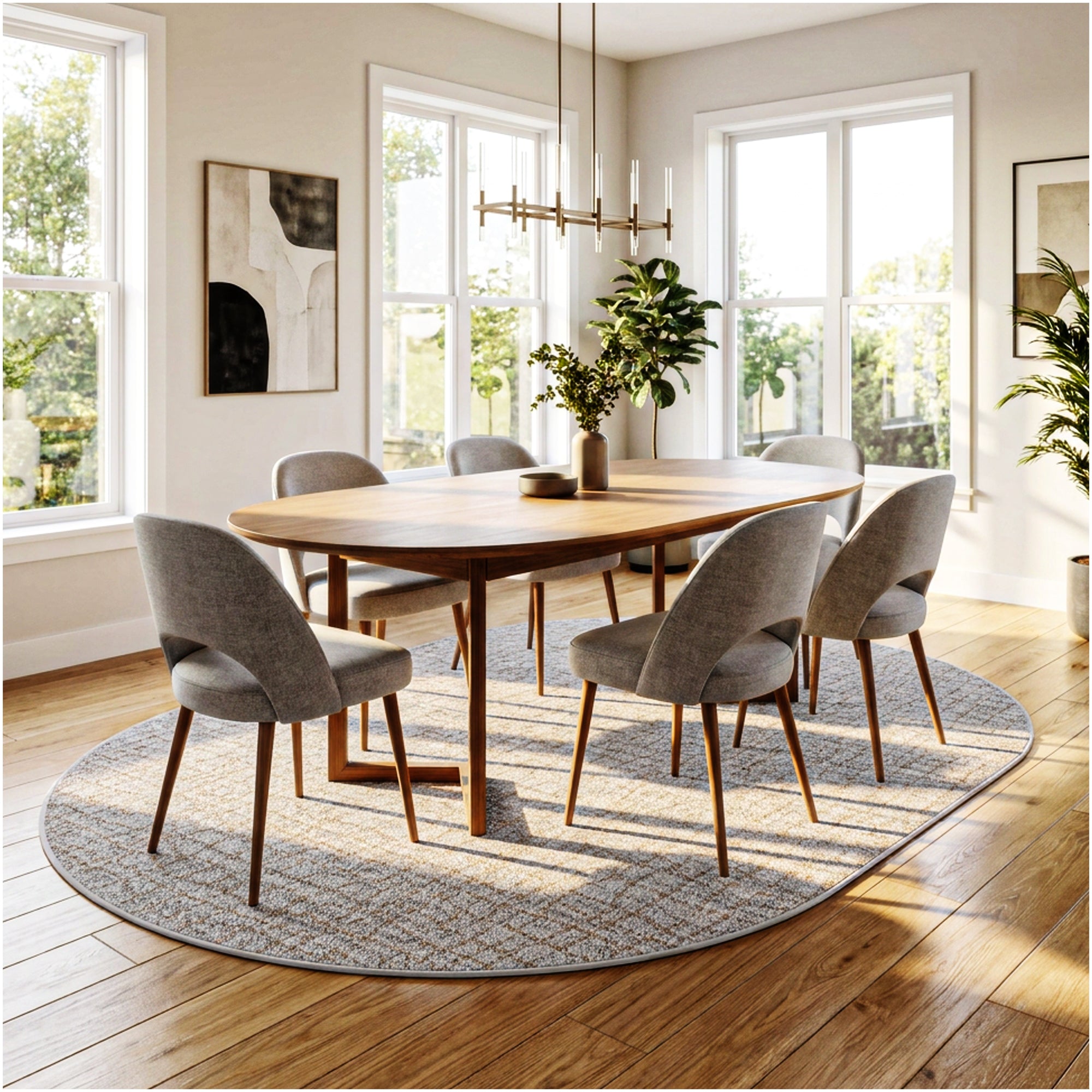 Milliken Modern Backdrop Pattern Indoor Area Rug – Custom Sizes
