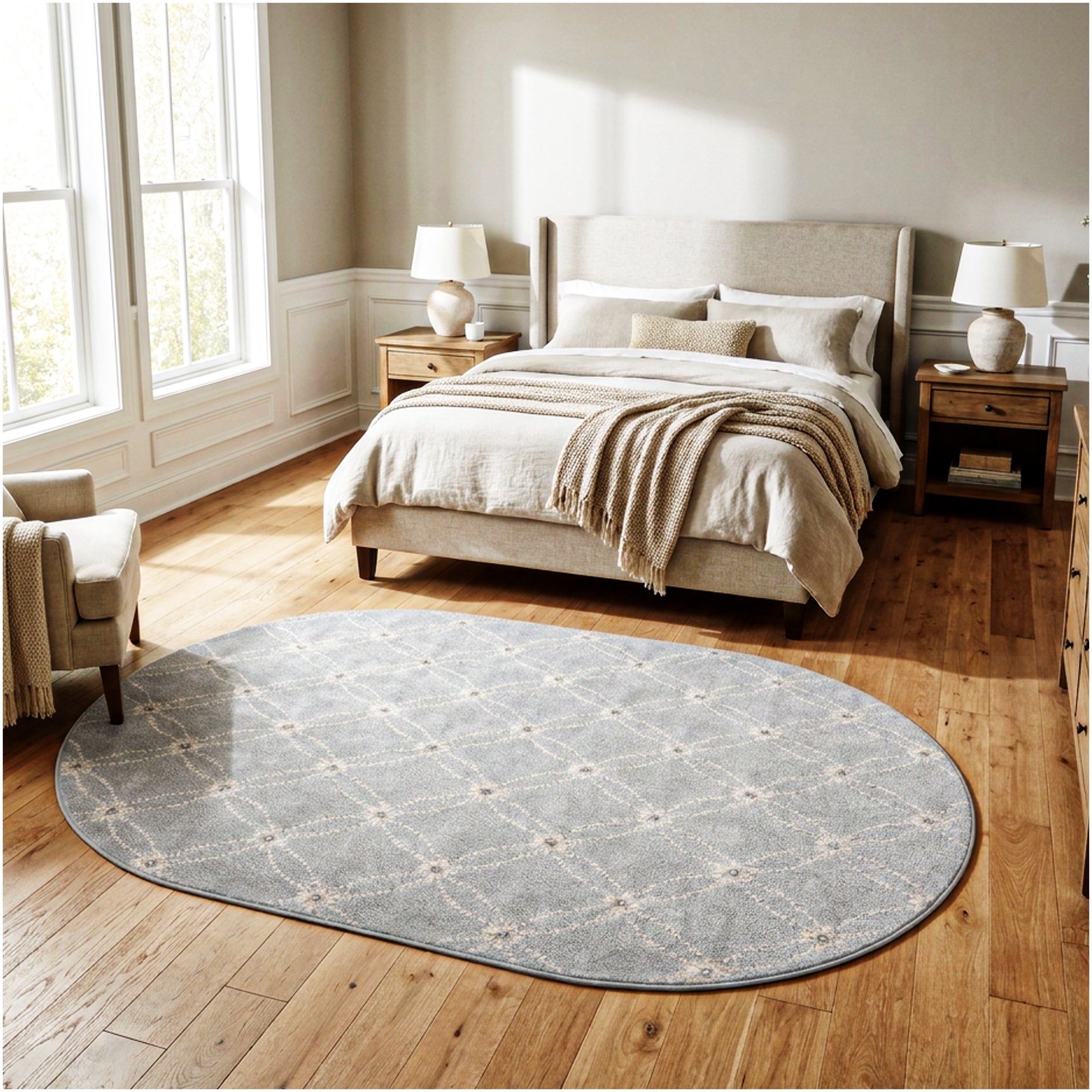Milliken Charthouse Pattern Indoor Area Rug – 40 oz Cut Pile, Custom Sizes & Colors