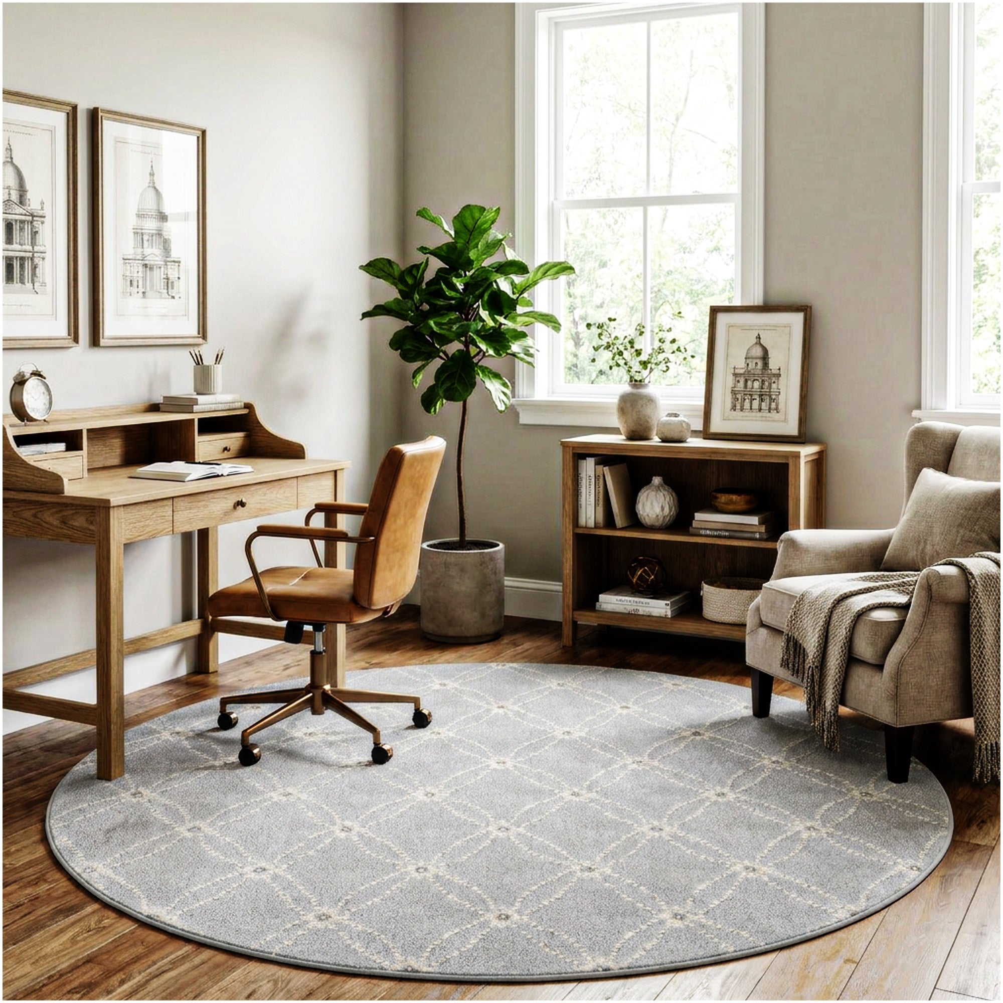 Milliken Charthouse Pattern Indoor Area Rug – 40 oz Cut Pile, Custom Sizes & Colors