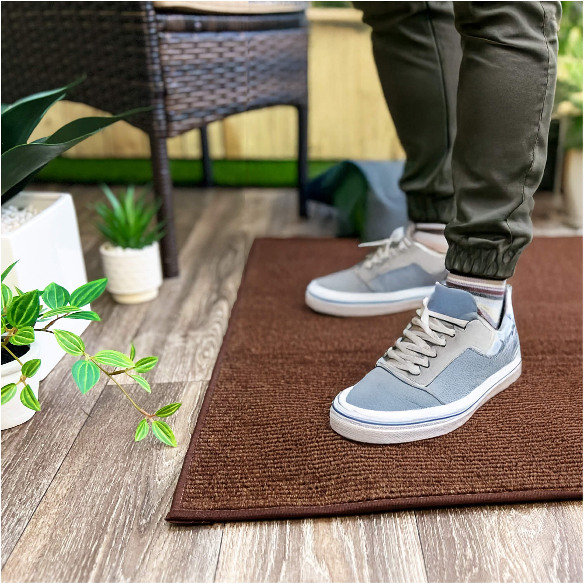 Dreamweaver Indoor/Outdoor Area Rug | Custom Size & Shape, 1/4" Thick