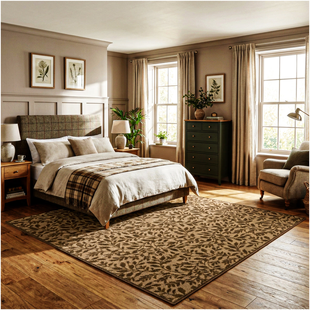 Milliken Hidden Trail Nature Pattern Indoor Area Rug – Custom Sizes