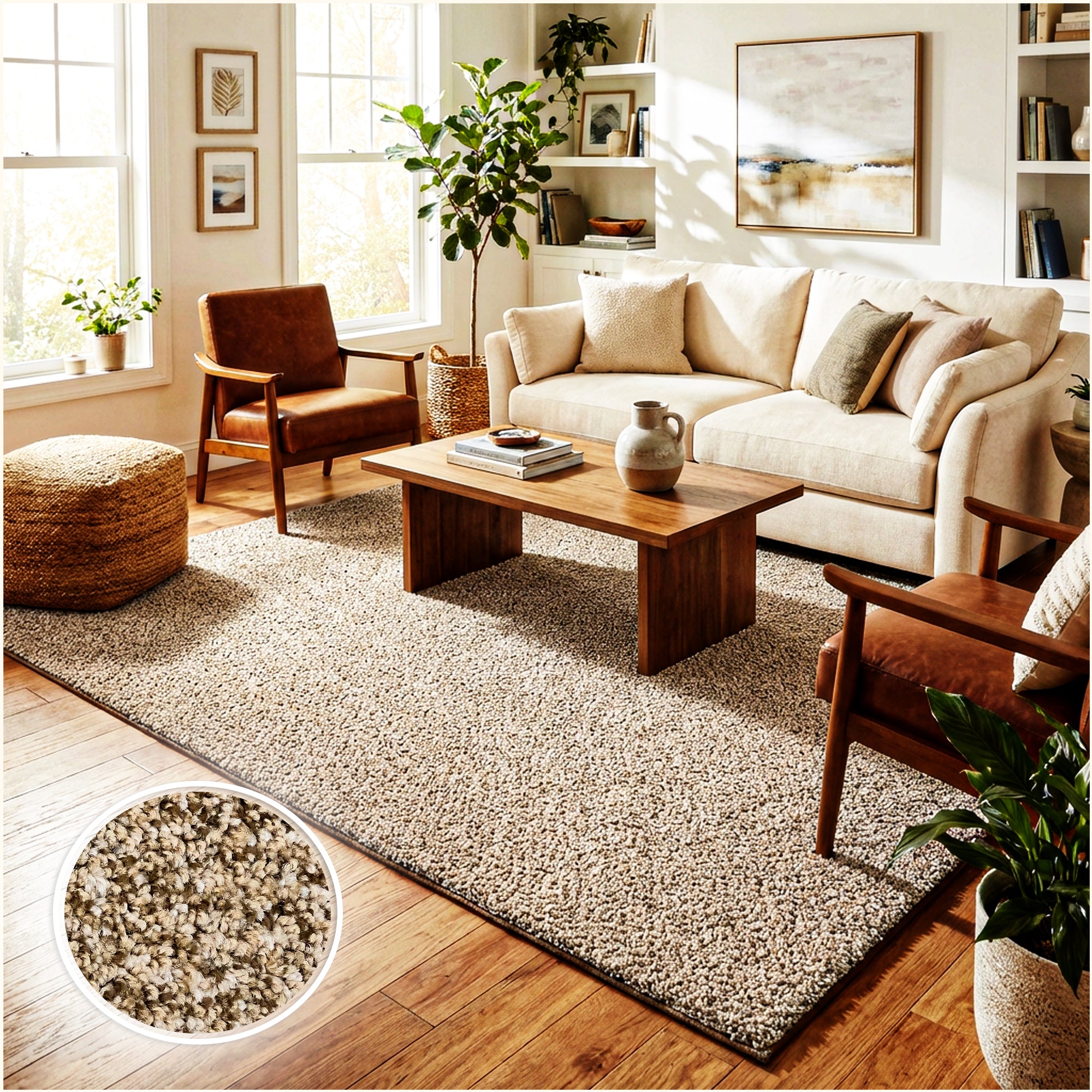 West Brow Indoor Frieze Area Rug Collection