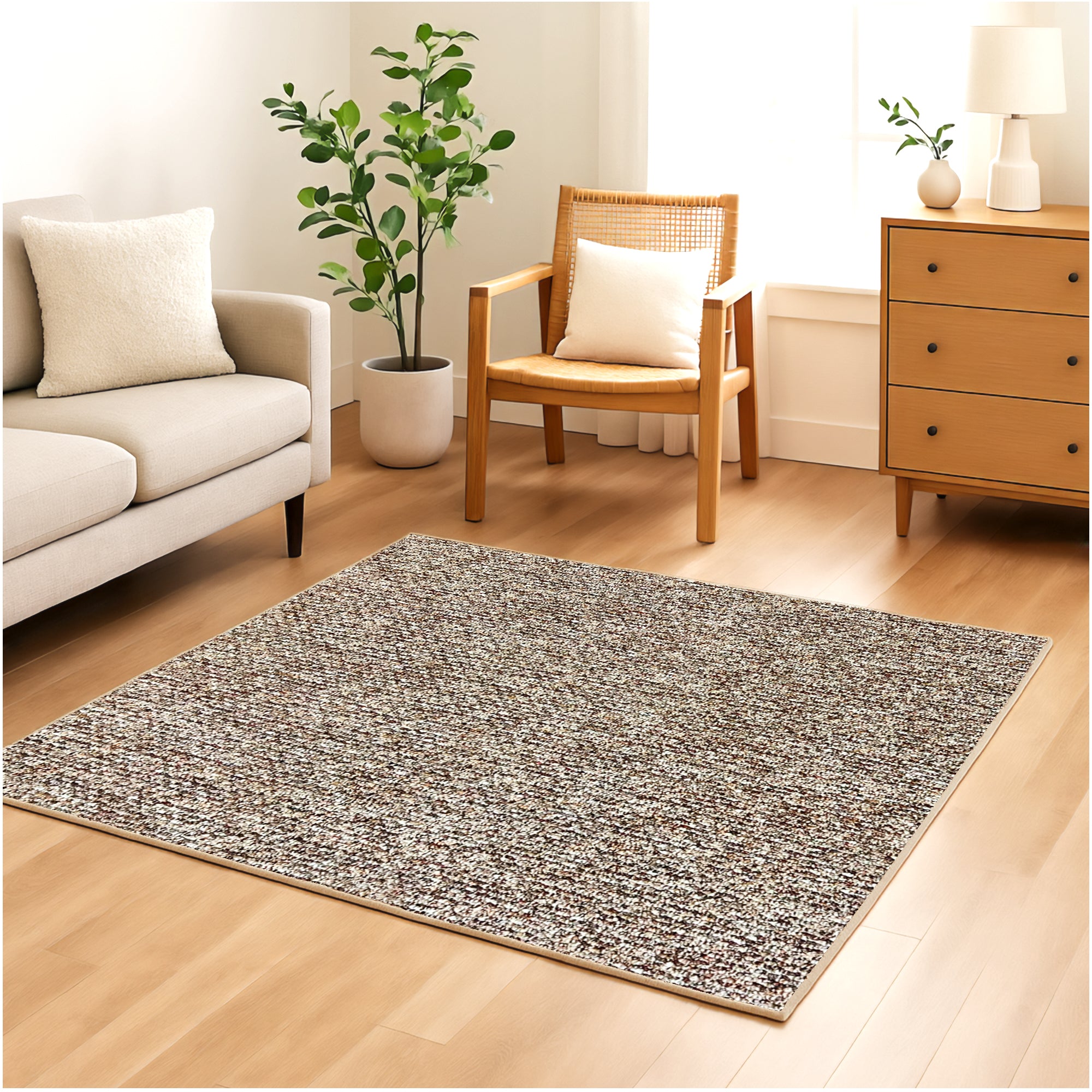 Starlight Level Berber Loop Indoor Area Rug Carpet Collection
