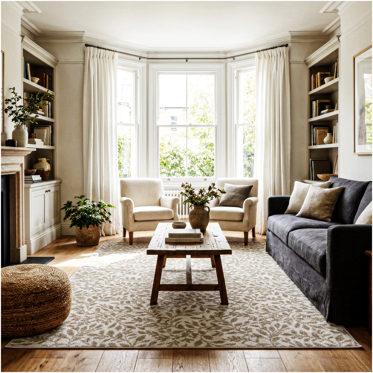 Milliken Hidden Trail Nature Pattern Indoor Area Rug – Custom Sizes