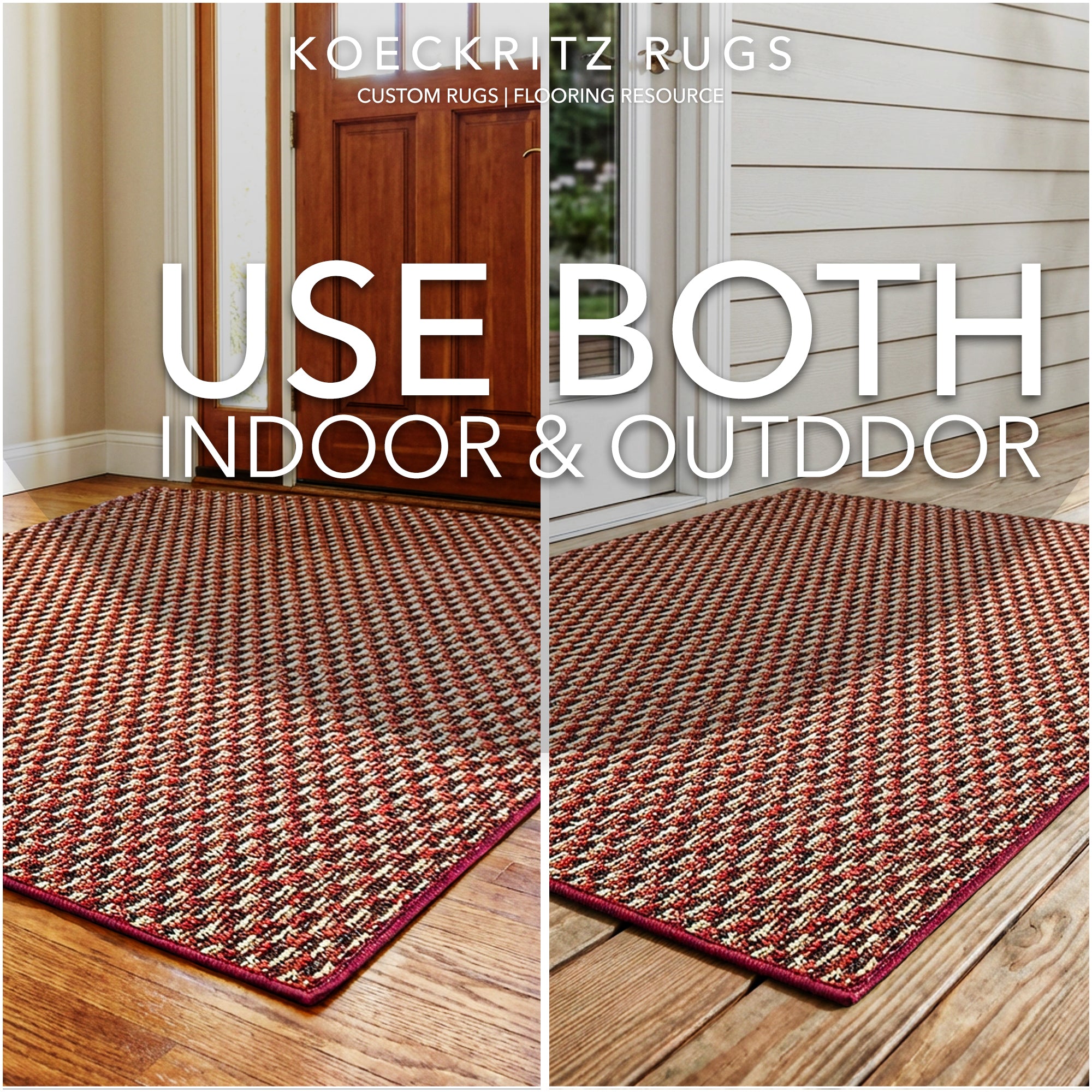 Pattern Play Level Loop Area Rug – Indoor/Outdoor | 5 Colors Available