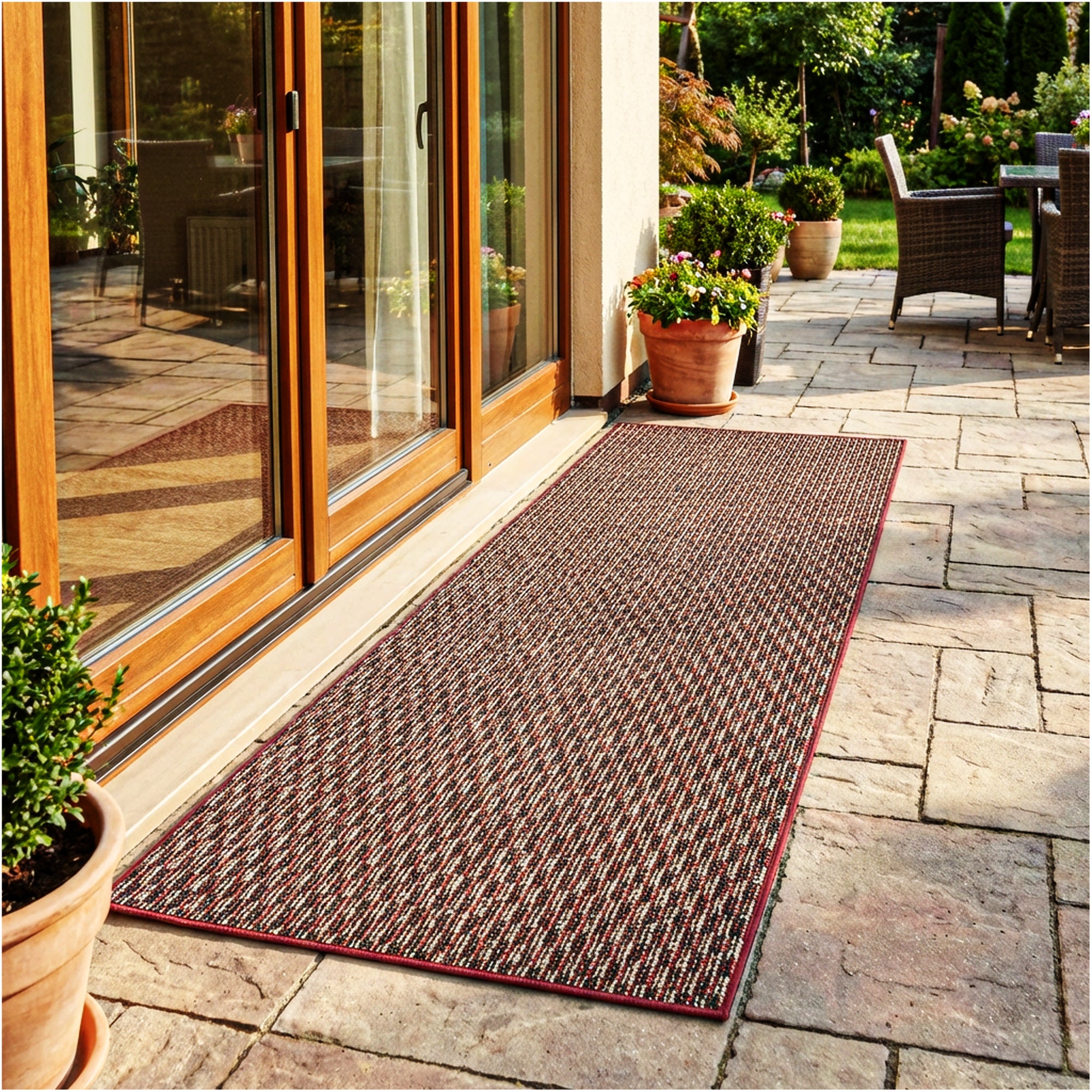 Pattern Play Level Loop Area Rug – Indoor/Outdoor | 5 Colors Available