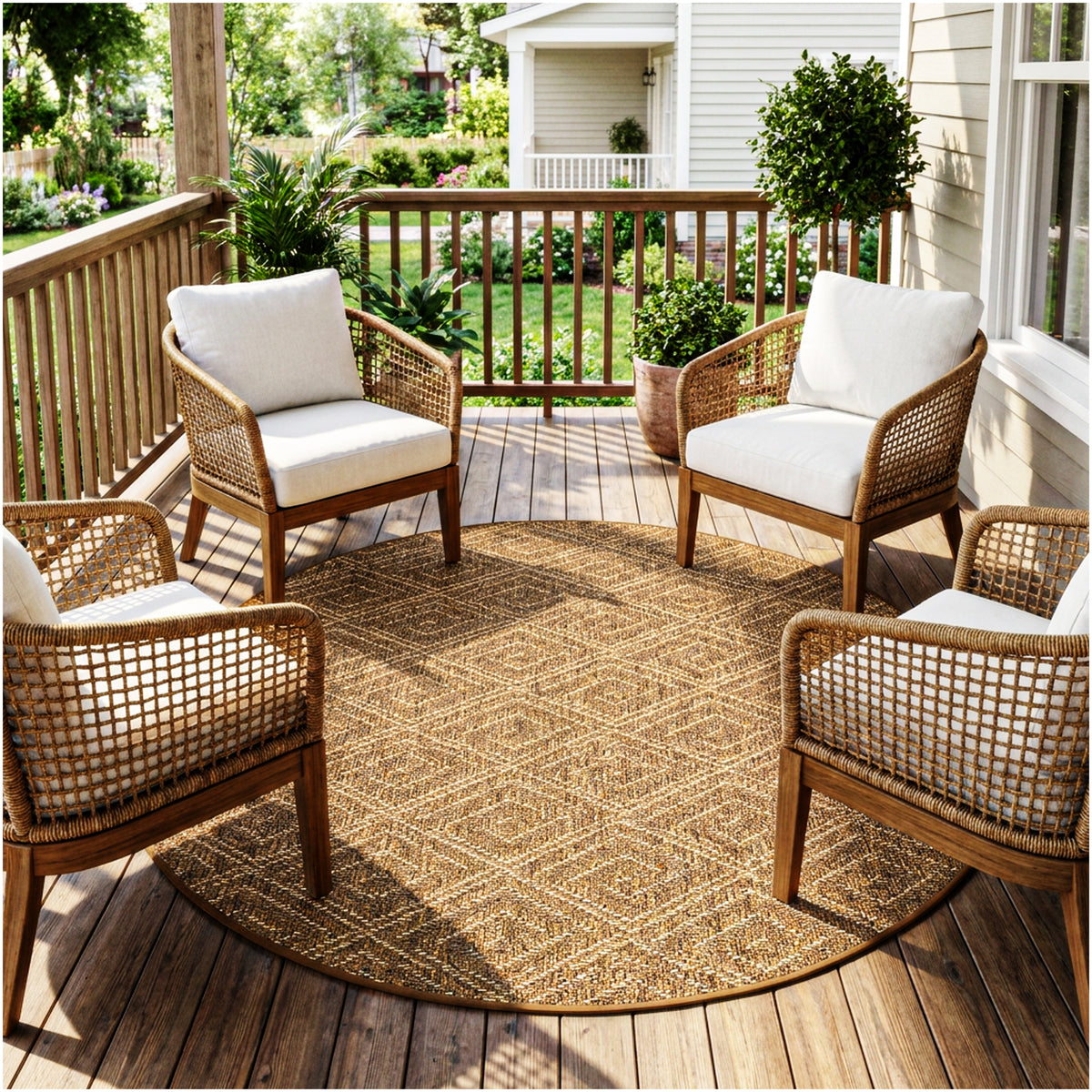 Curacao Custom Cut Indoor & Outdoor Area Rug – Custom Sizes
