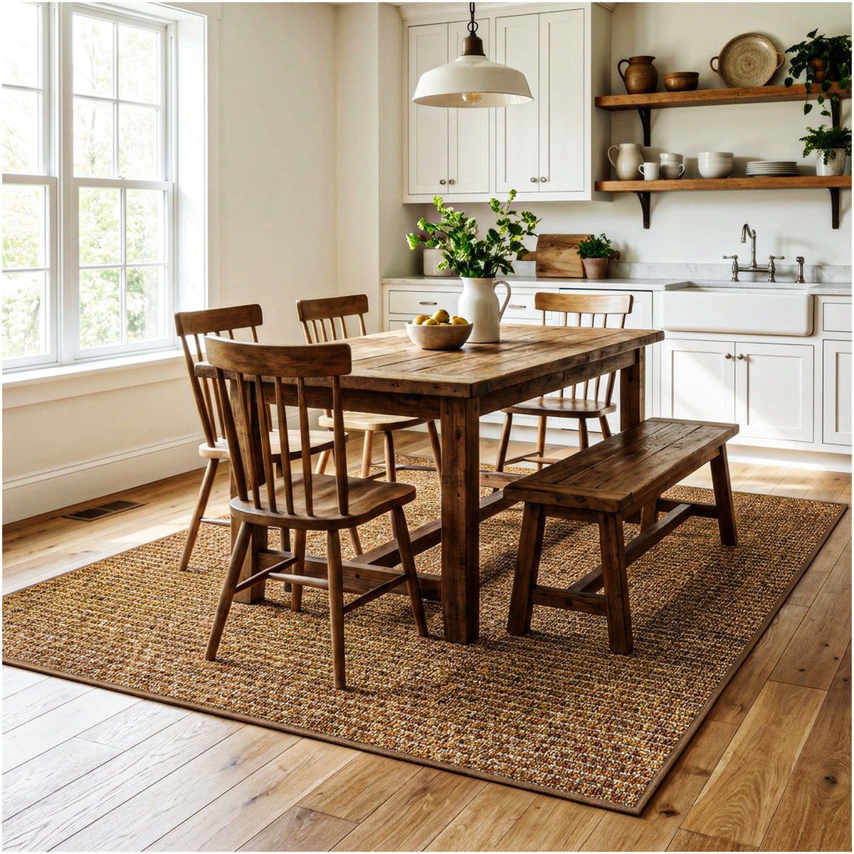 Dominica Indoor Outdoor Area Rug – Custom Size Patio Rug
