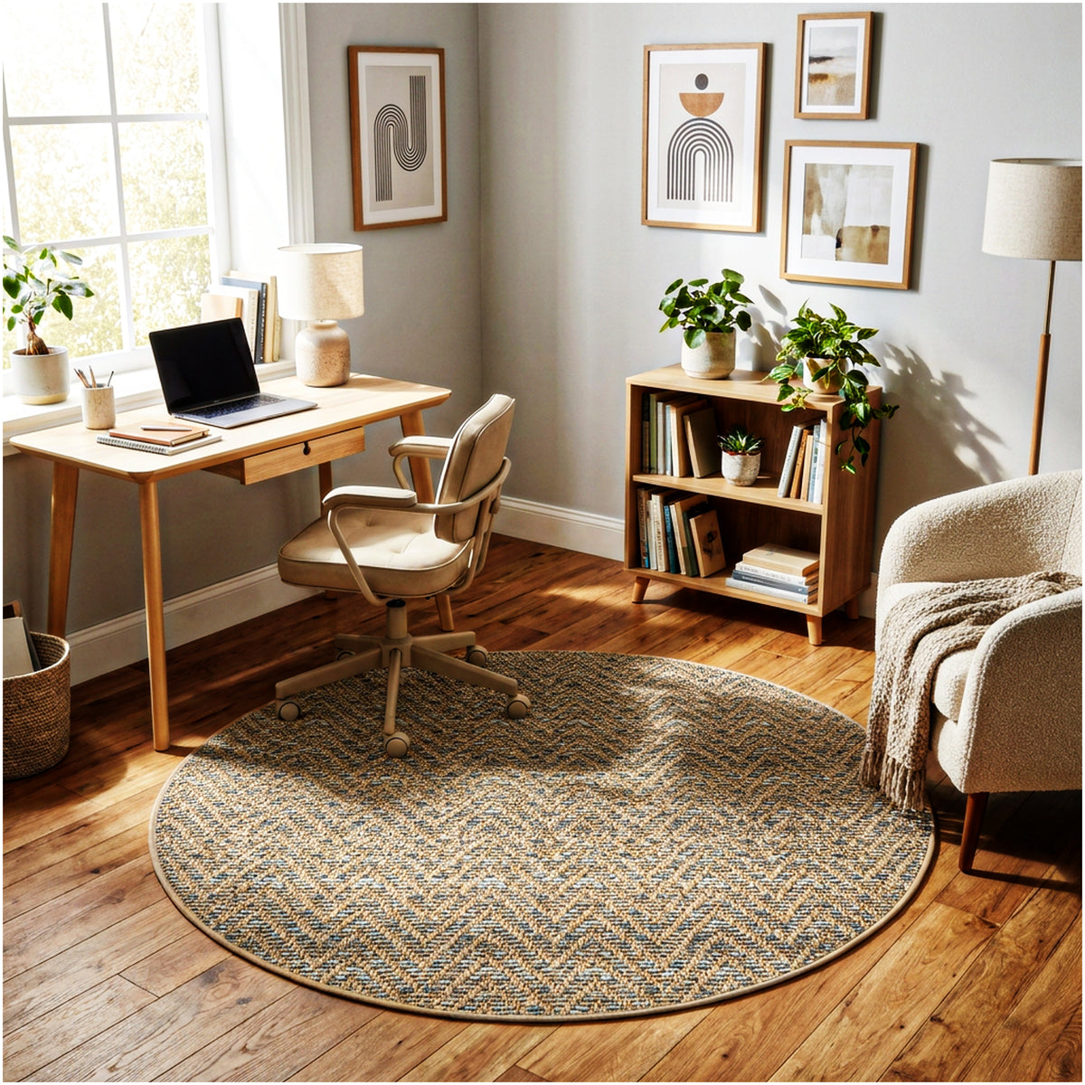 Tortola Chevron Indoor-Outdoor Area Rug | Custom Sizes Available