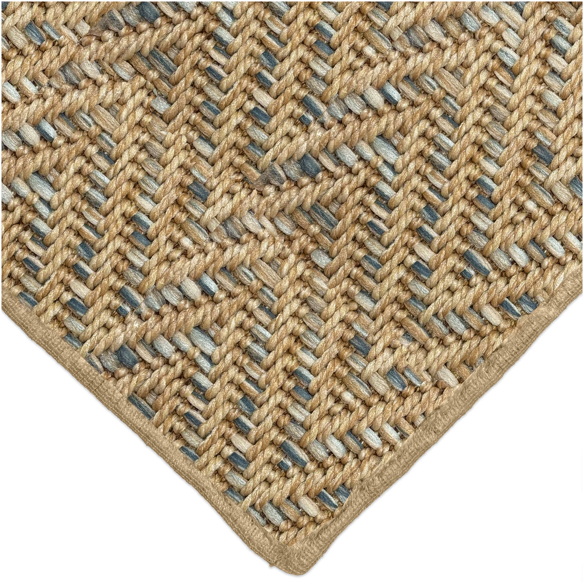 Tortola Chevron Indoor-Outdoor Area Rug | Custom Sizes Available