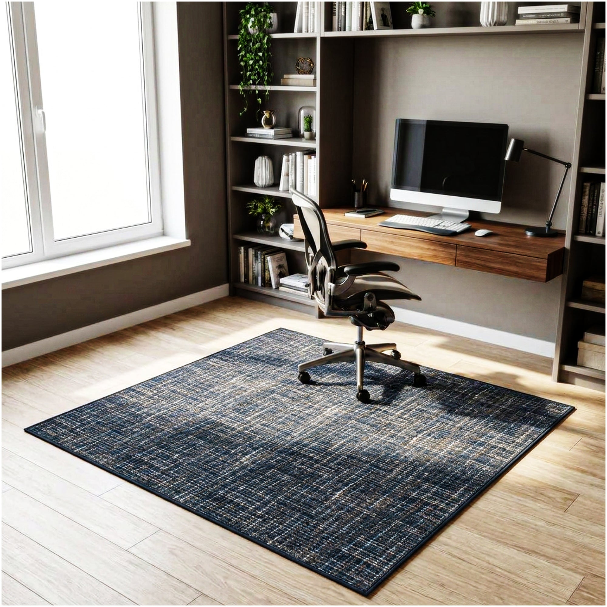 Milliken Stitches Indoor Area Rug – Standard Sizes & Color Options