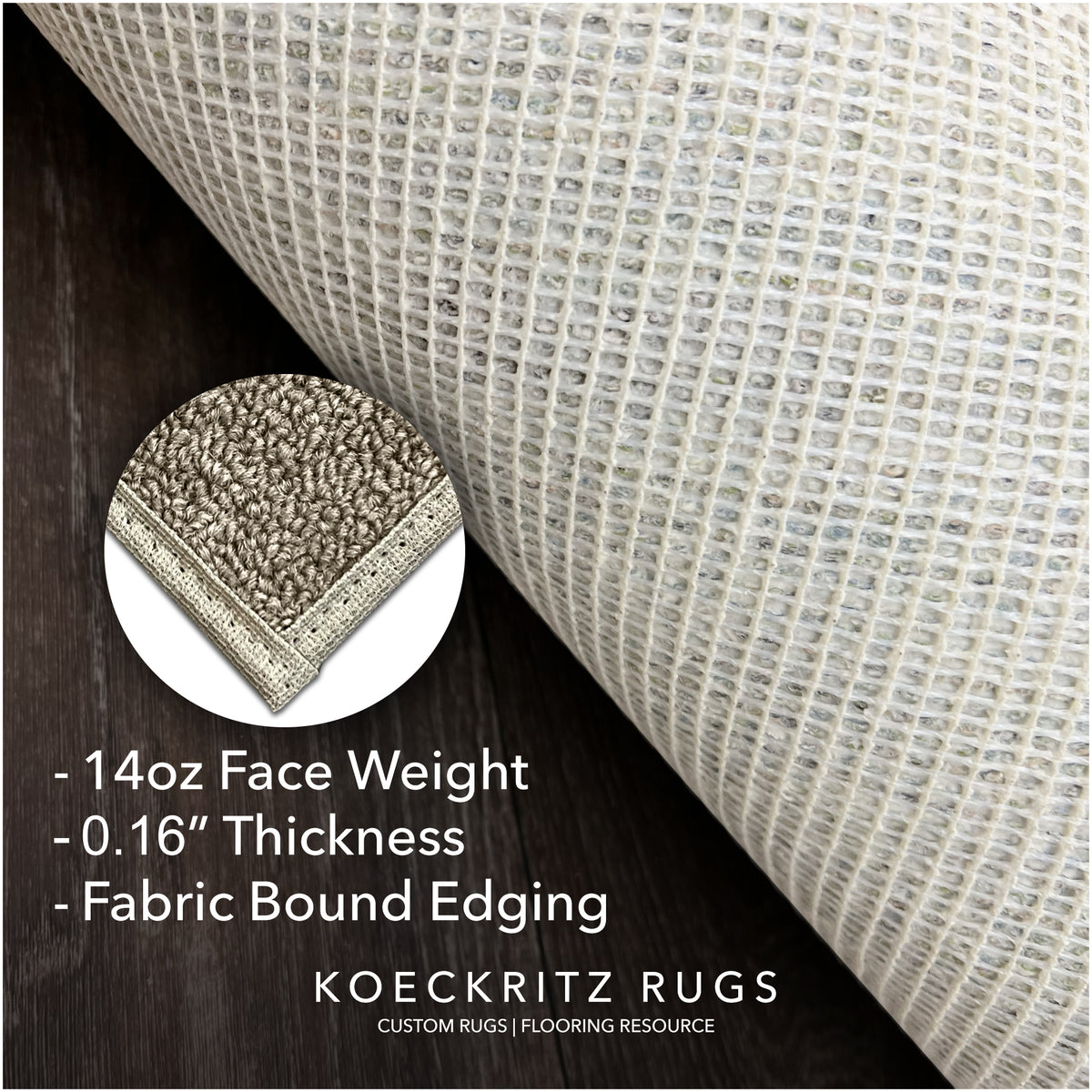 Outside Agenda Indoor Outdoor Rug | Durable Level Loop Rug in Custom Sizes