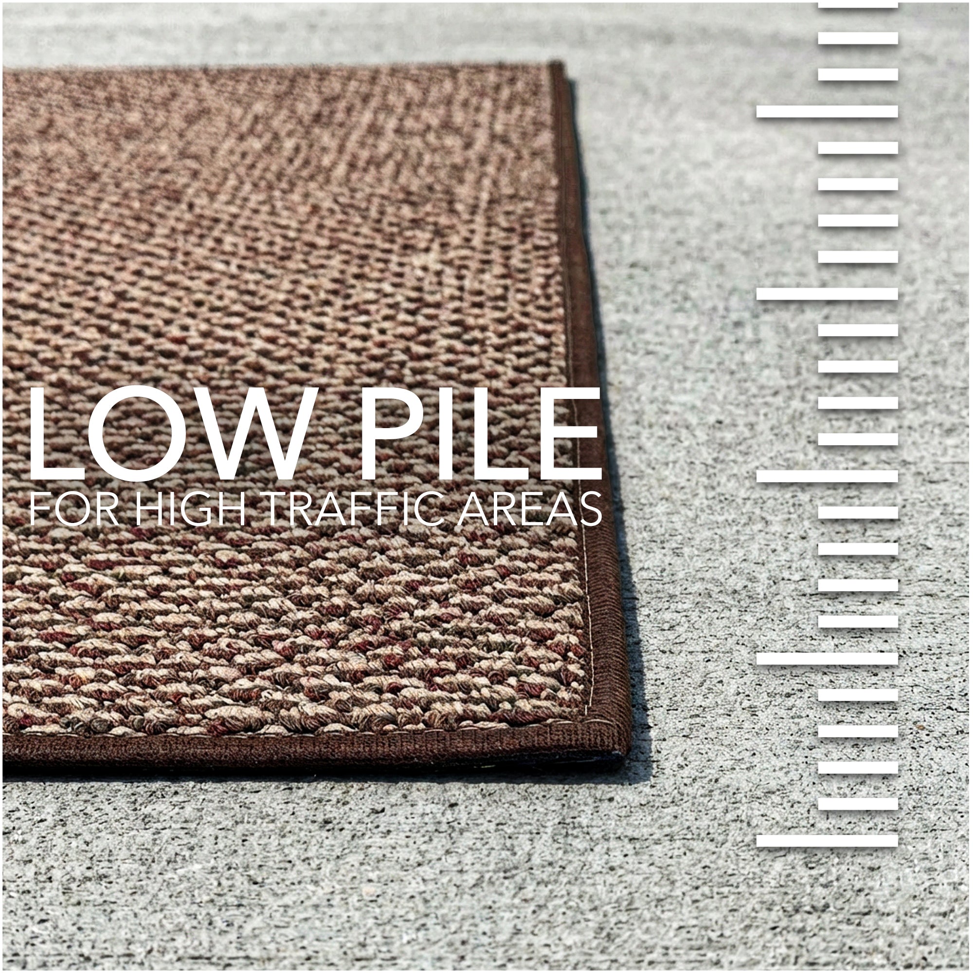 Berber Indoor-Outdoor Area Rug & Runner – Neutral Tones, Custom Sizes