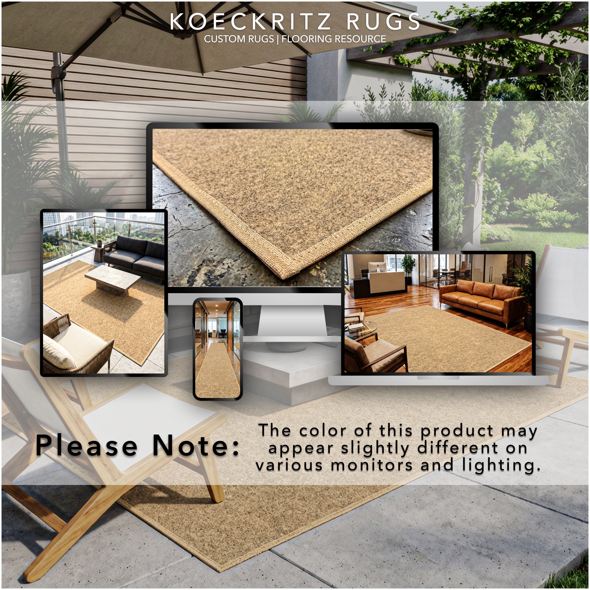 Valdosta Indoor Outdoor Carpet Rug – Durable, Soft, Custom Sizes