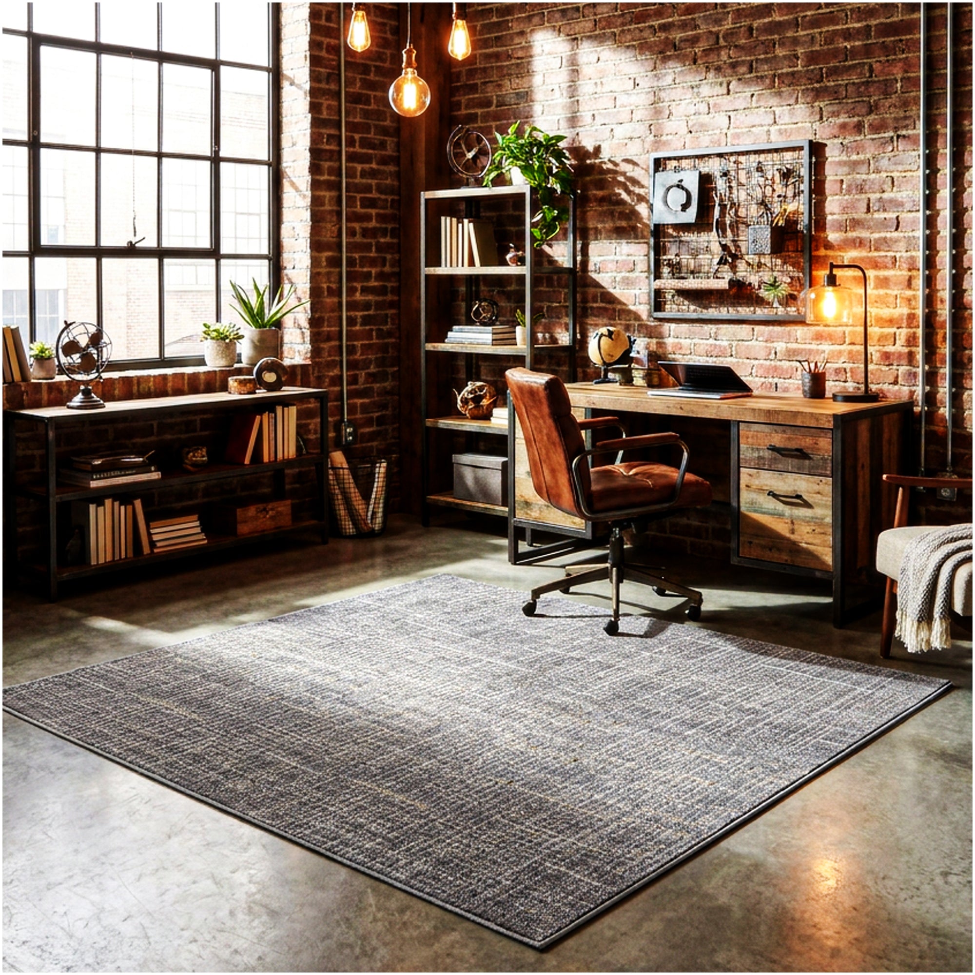 Milliken Stitches Indoor Area Rug – Standard Sizes & Color Options