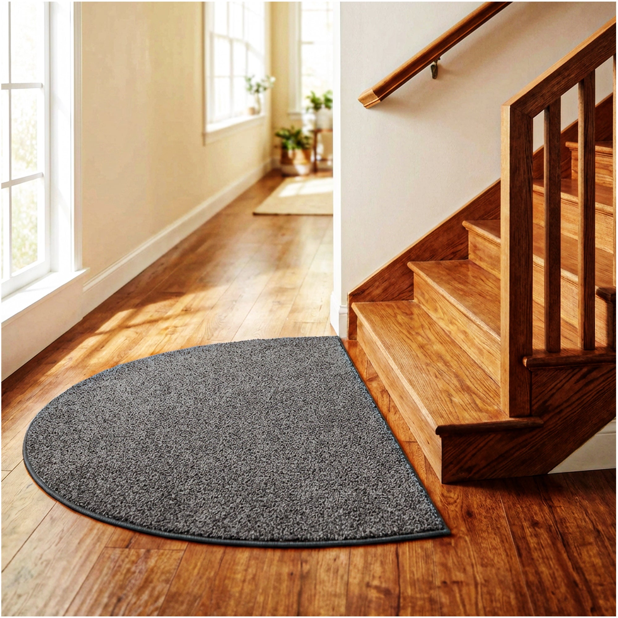 Full Court Indoor Frieze Area Rug – 25 oz Plush Pile, 2 Colors