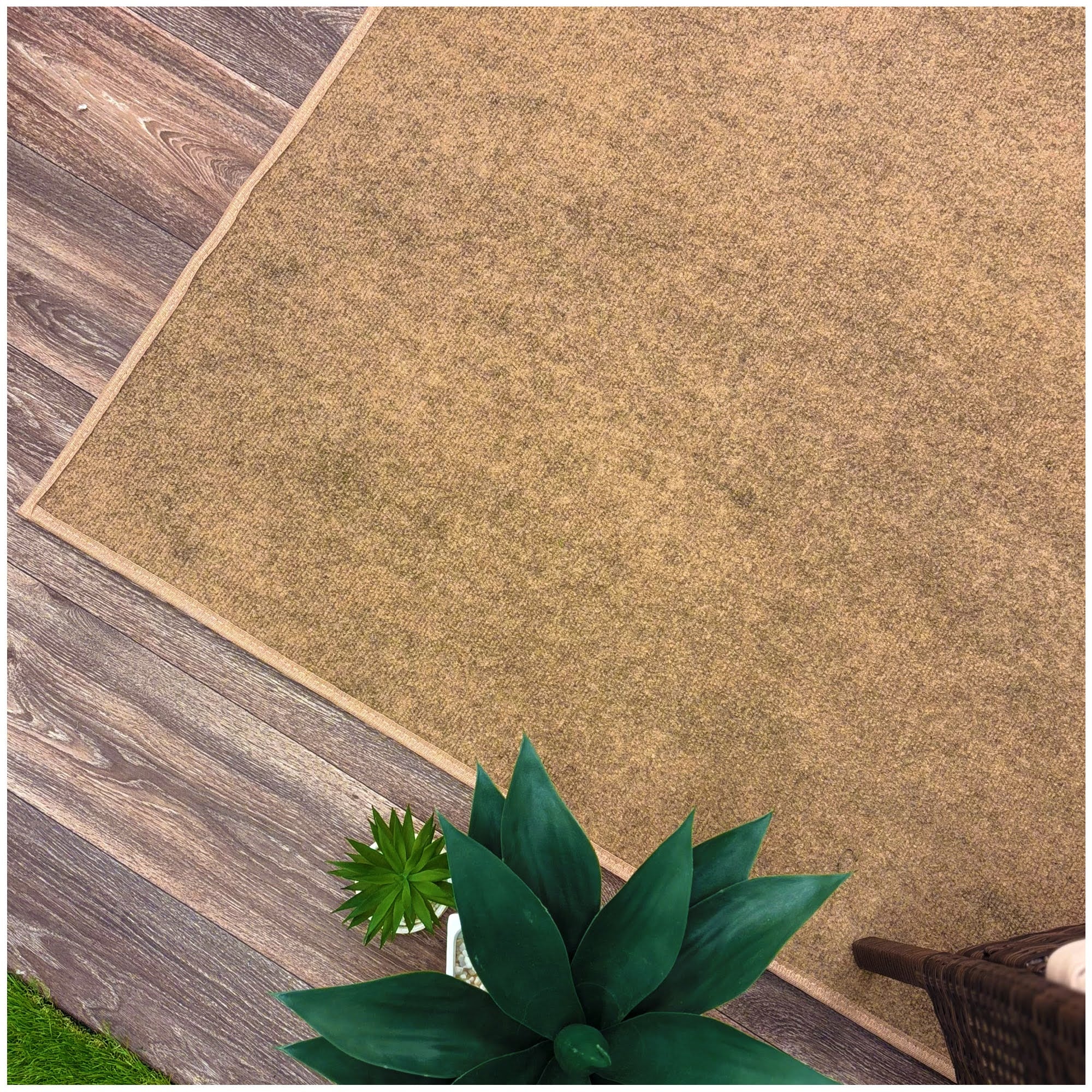 Ribbed Indoor-Outdoor Area Rug