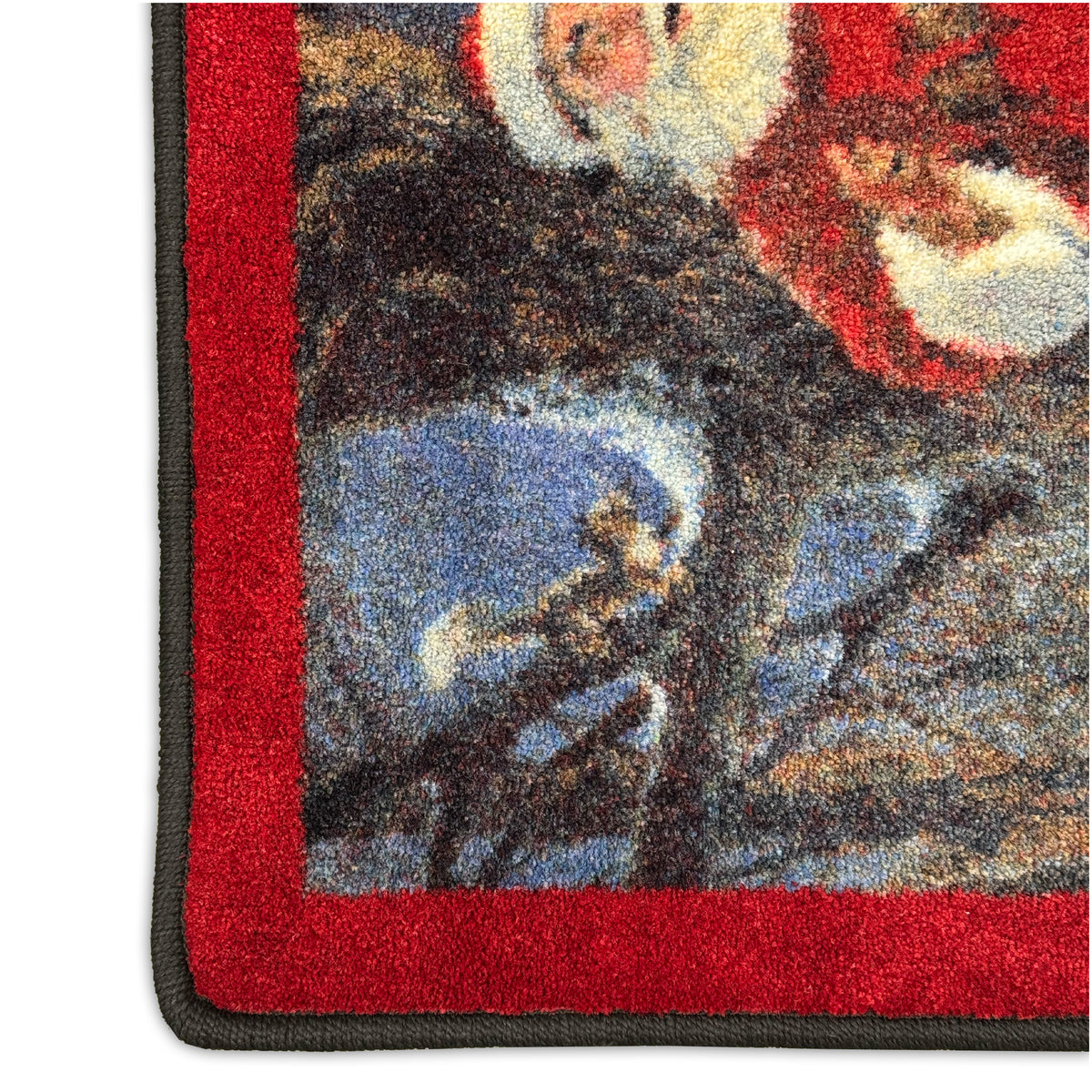 Christmas Service Santa Holiday Area Rug