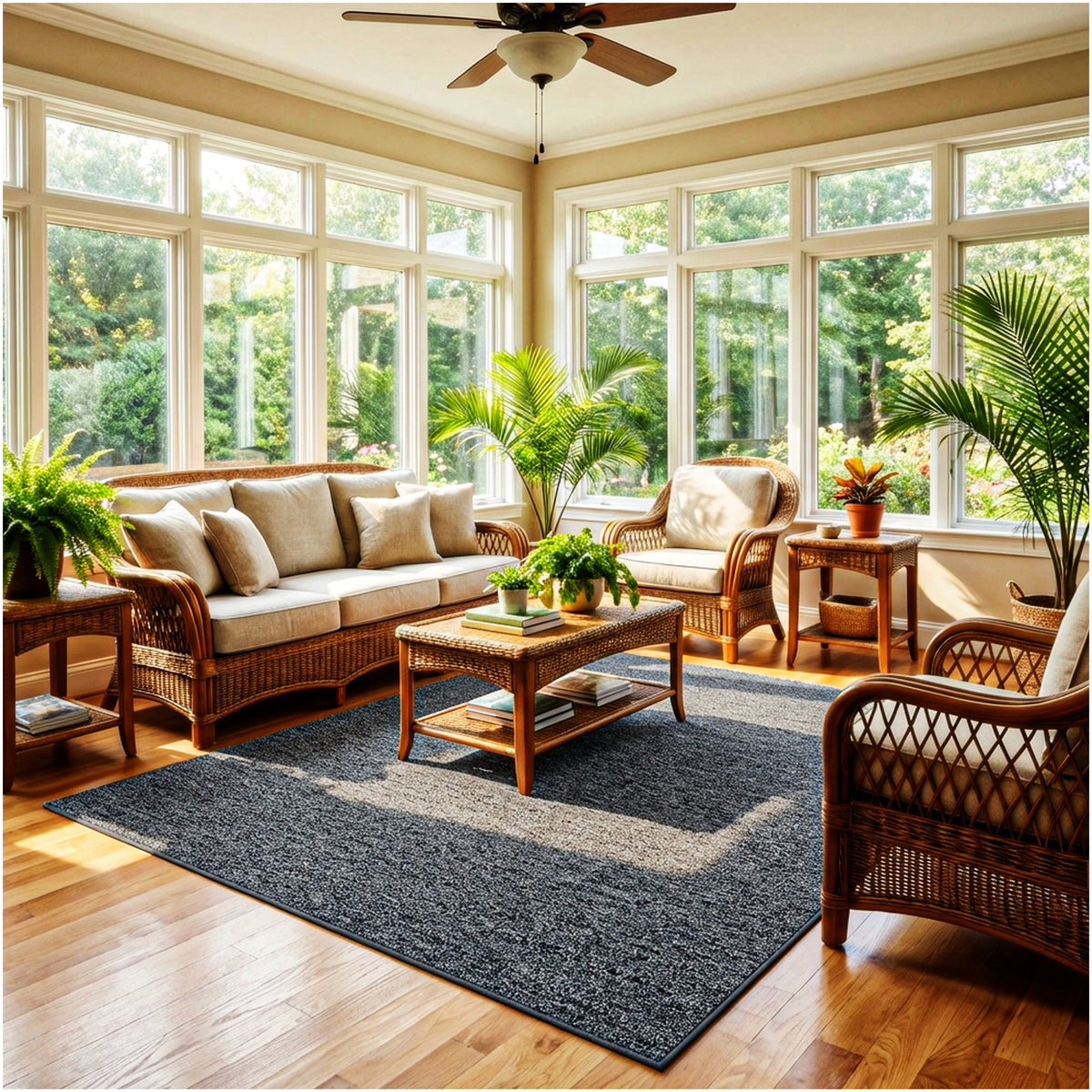 Outside Agenda Indoor Outdoor Rug | Durable Level Loop Rug in Custom Sizes