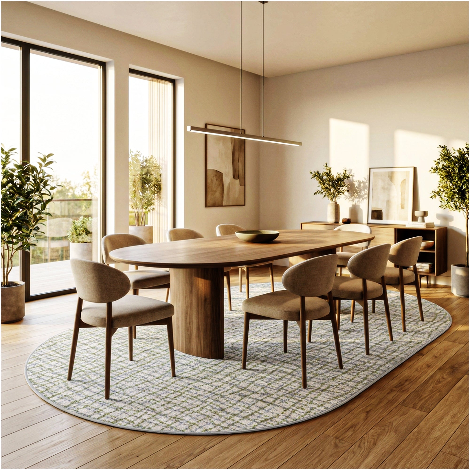 Milliken Modern Backdrop Pattern Indoor Area Rug – Custom Sizes