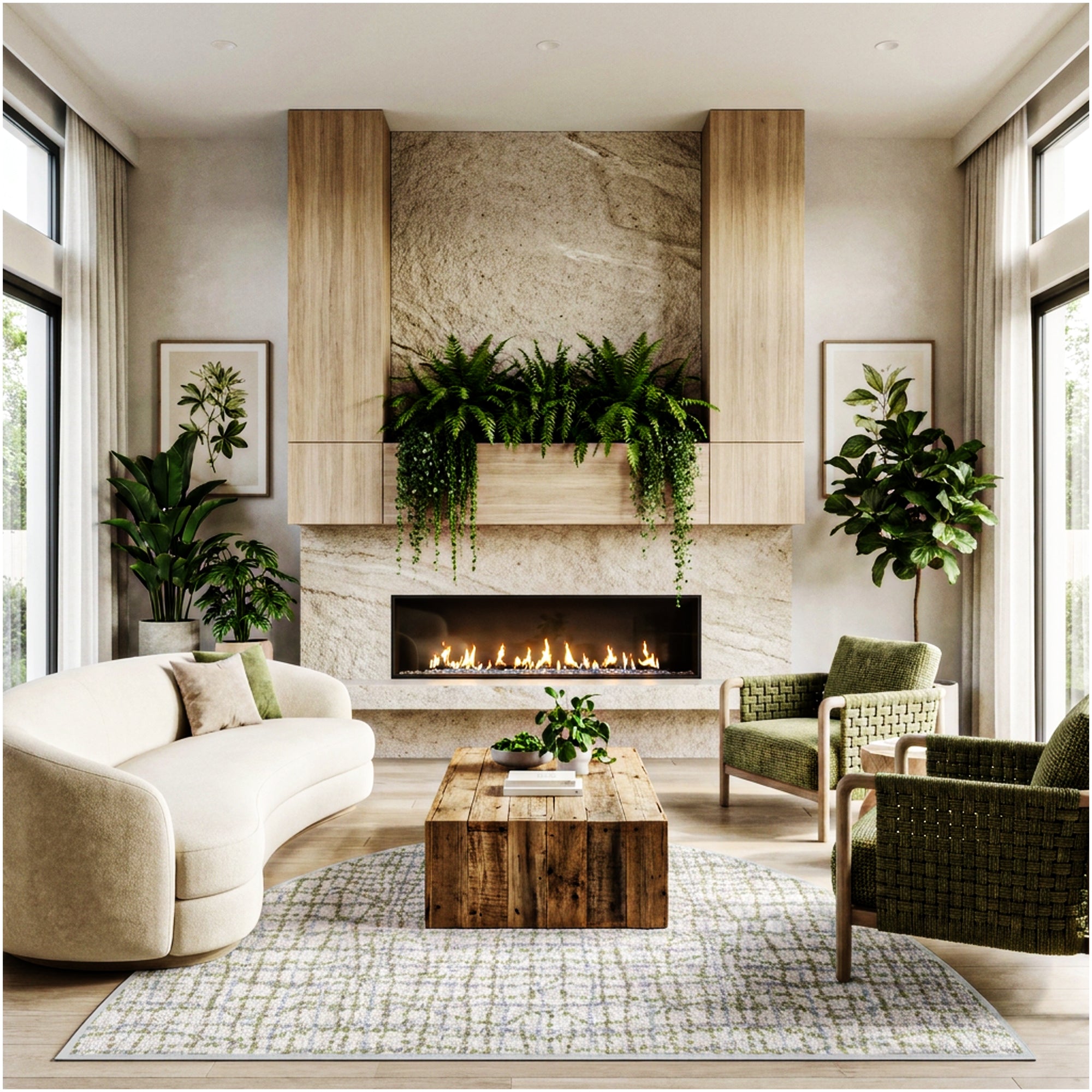 Milliken Modern Backdrop Pattern Indoor Area Rug – Custom Sizes