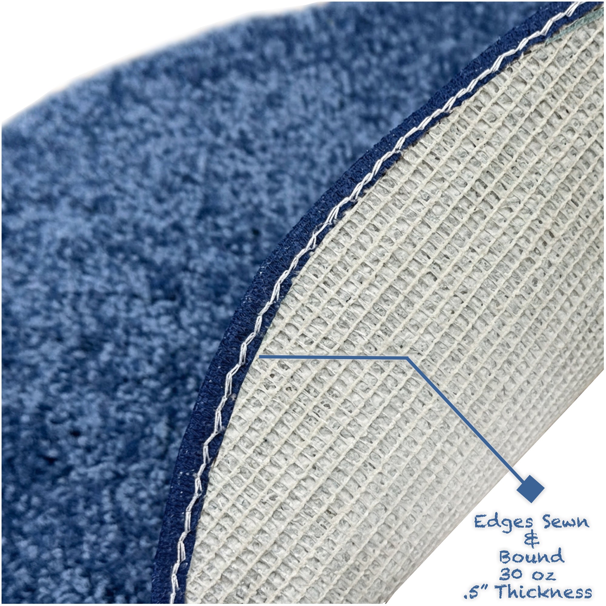 Children’s Classroom Carpet Circle Seats – Multiple Colors | 18” Round Soft Floor Cushions