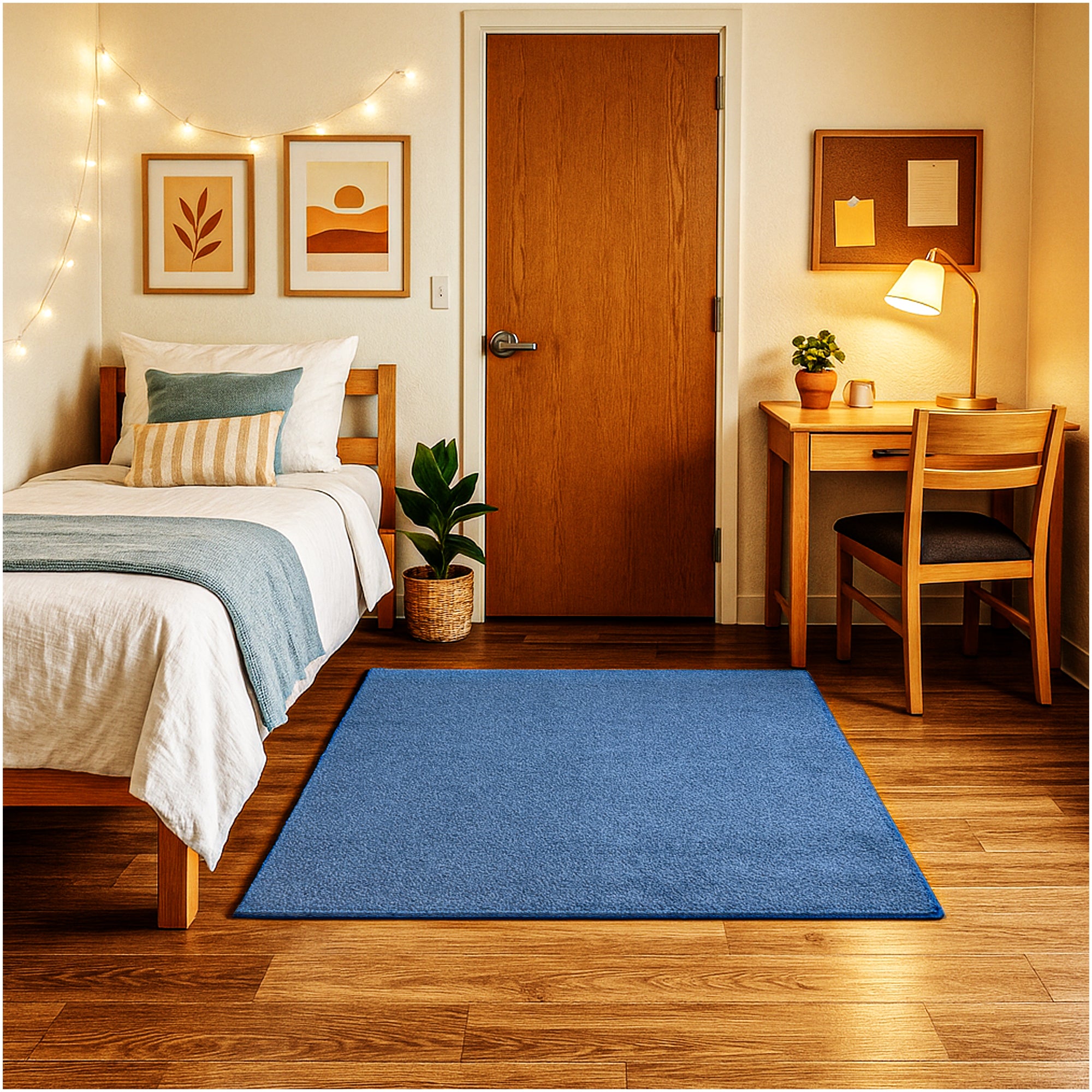 Kid Crossing Soft Area Rug – Colorful Collection, Custom Sizes Available