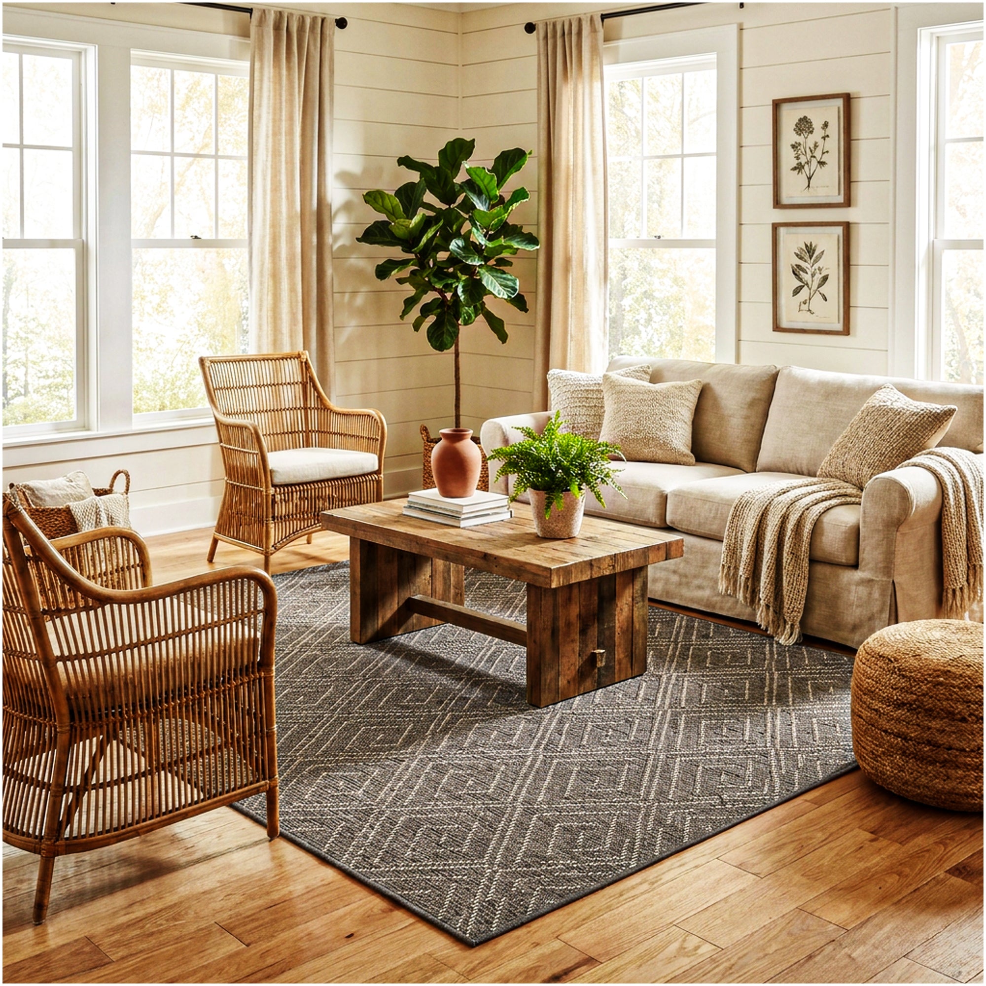 Curacao Custom Cut Indoor & Outdoor Area Rug – Custom Sizes