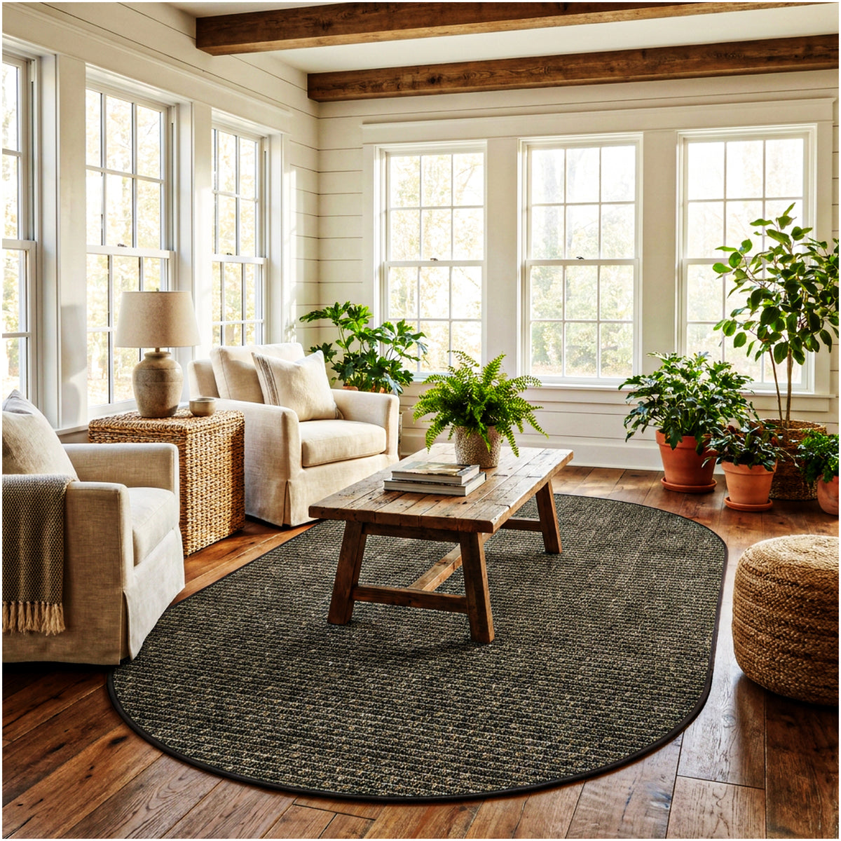 Dominica Indoor Outdoor Area Rug – Custom Size Patio Rug