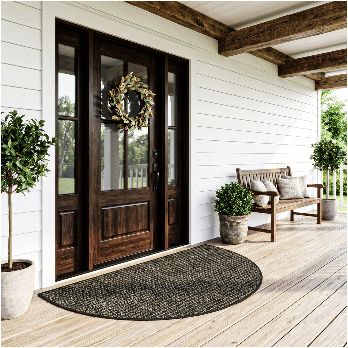Dominica Indoor Outdoor Area Rug – Custom Size Patio Rug