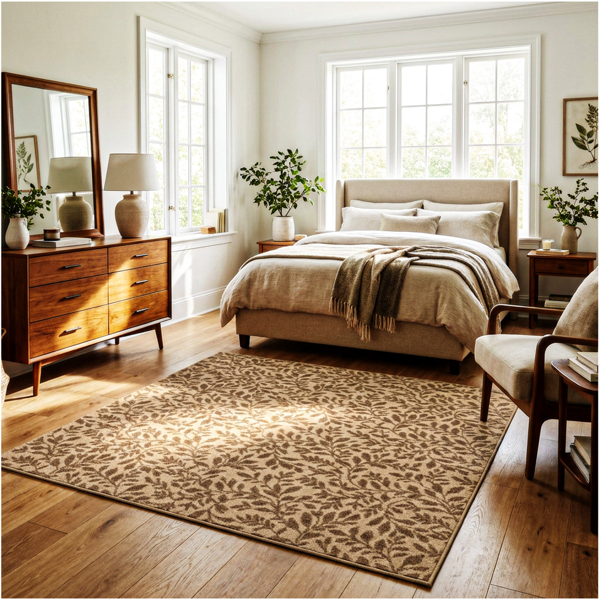 Milliken Hidden Trail Nature Pattern Indoor Area Rug – Custom Sizes