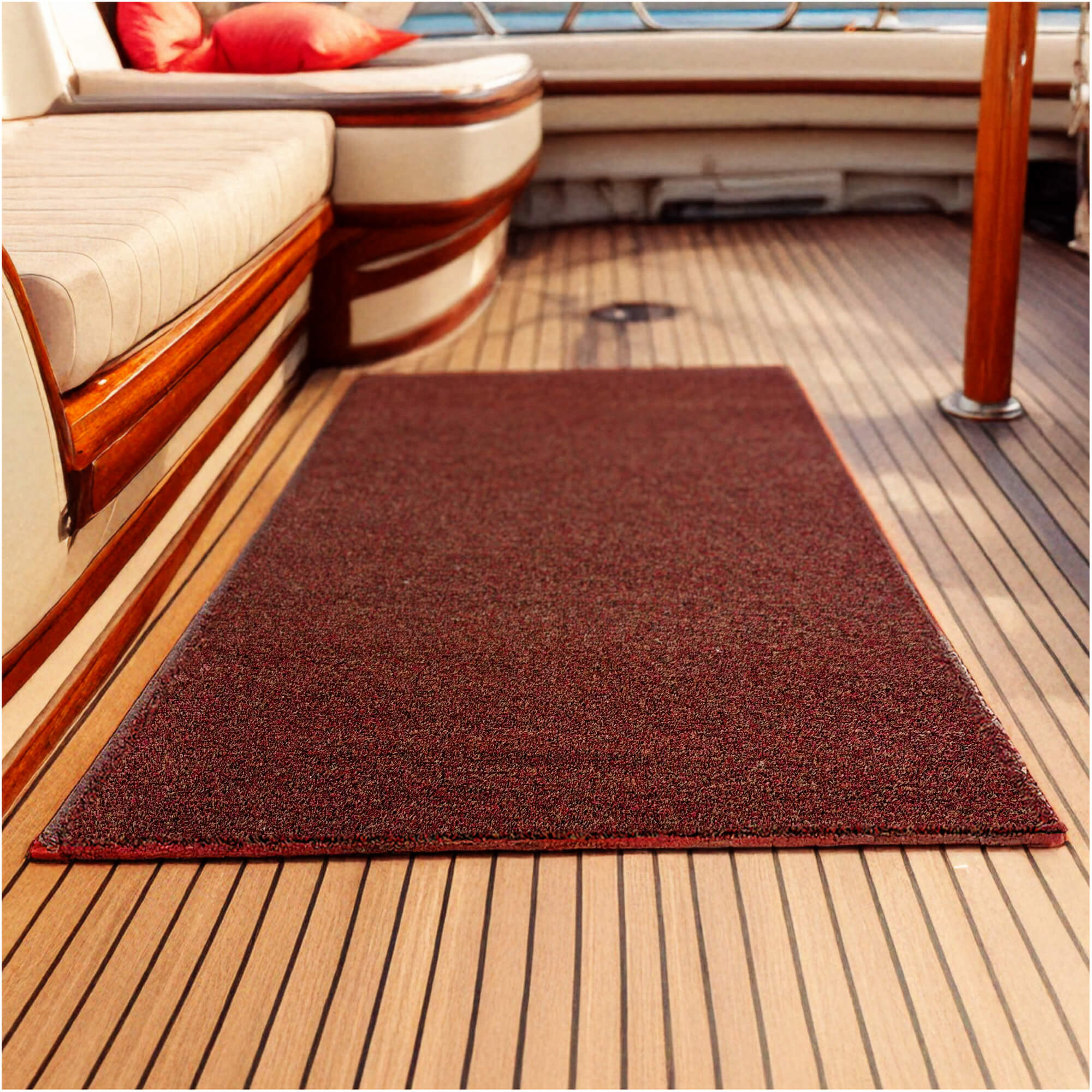 Cabana Tweed Artificial Grass Turf Rug – 3/8” Thick Ultra Turf Carpet, Custom Size, 7 Colors