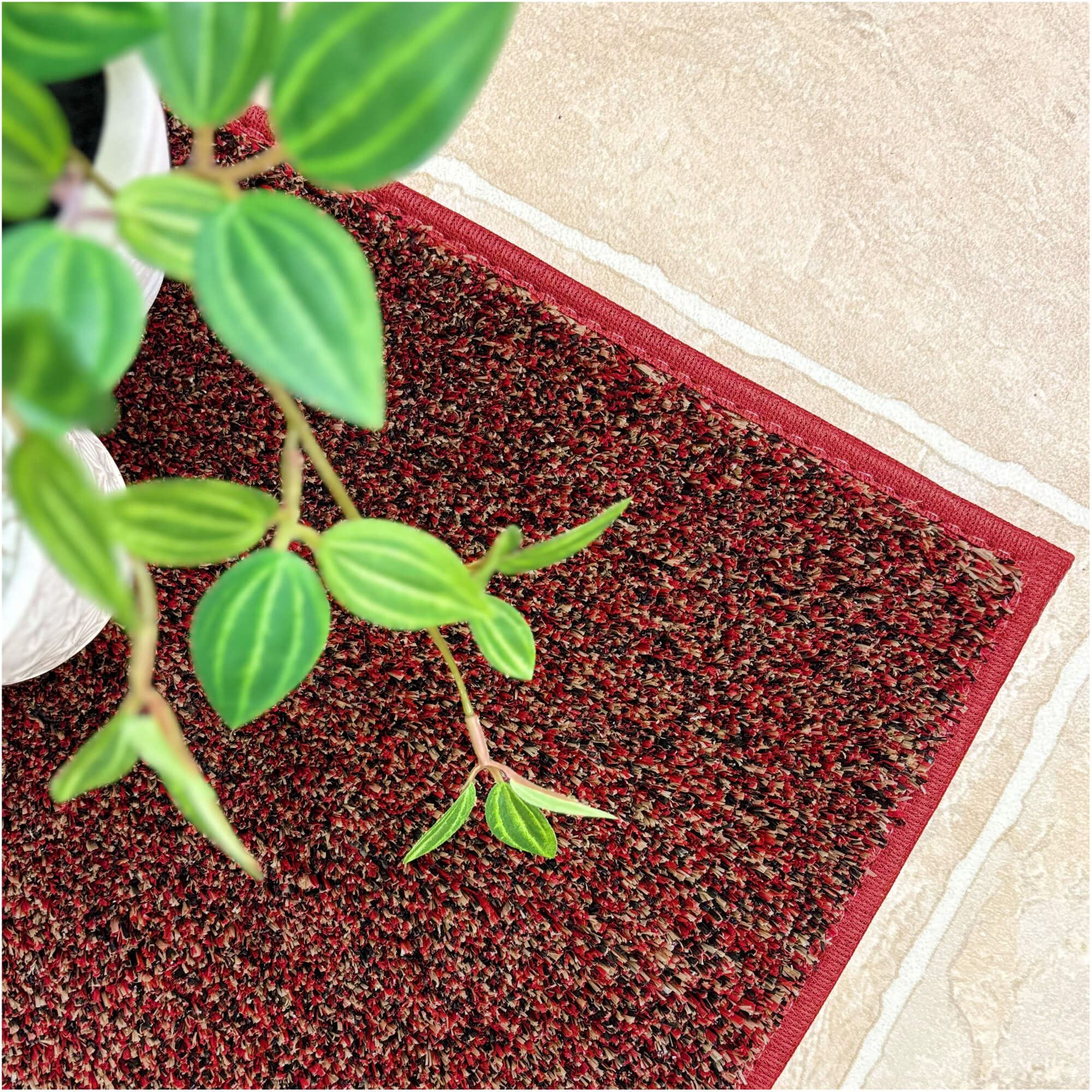 Cabana Tweed Artificial Grass Turf Rug – 3/8” Thick Ultra Turf Carpet, Custom Size, 7 Colors